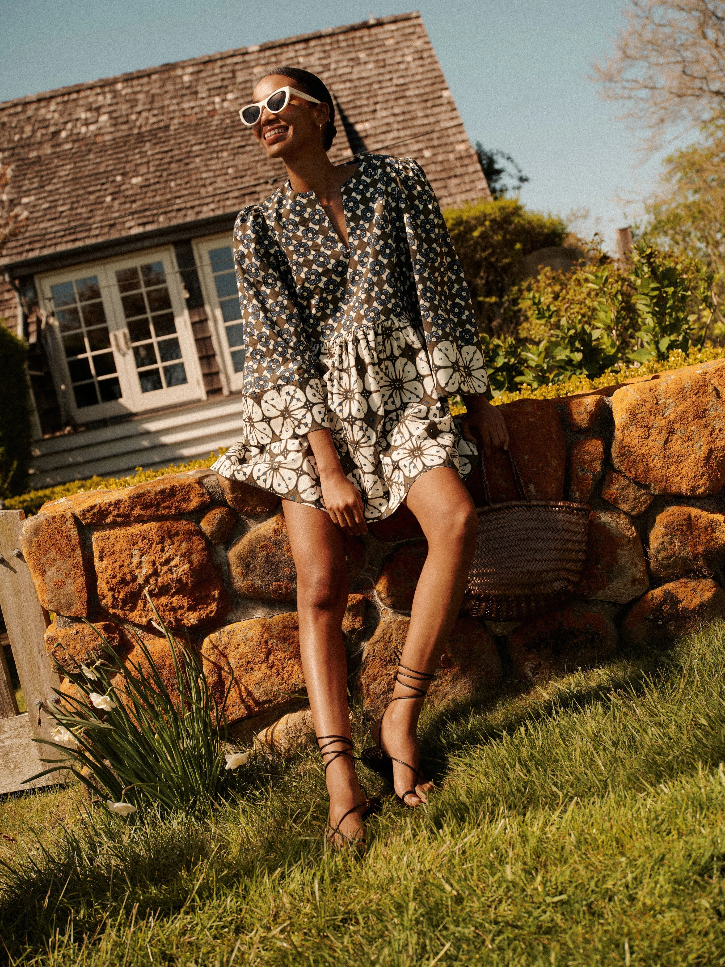 Black Portofino Flat Sandals sold by Tuckernuck product image thumbnail 2