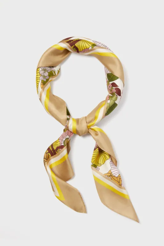 Wildflower Fields Medium Silk Scarf sold by Tuckernuck