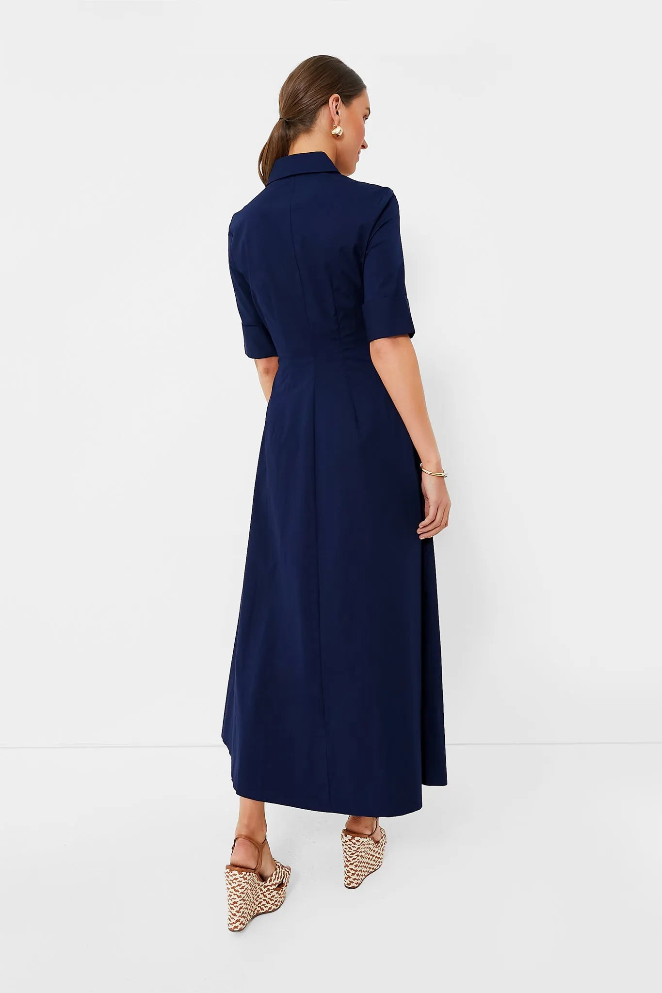 Navy Joan Maxi Dress sold by Tuckernuck product image thumbnail 4