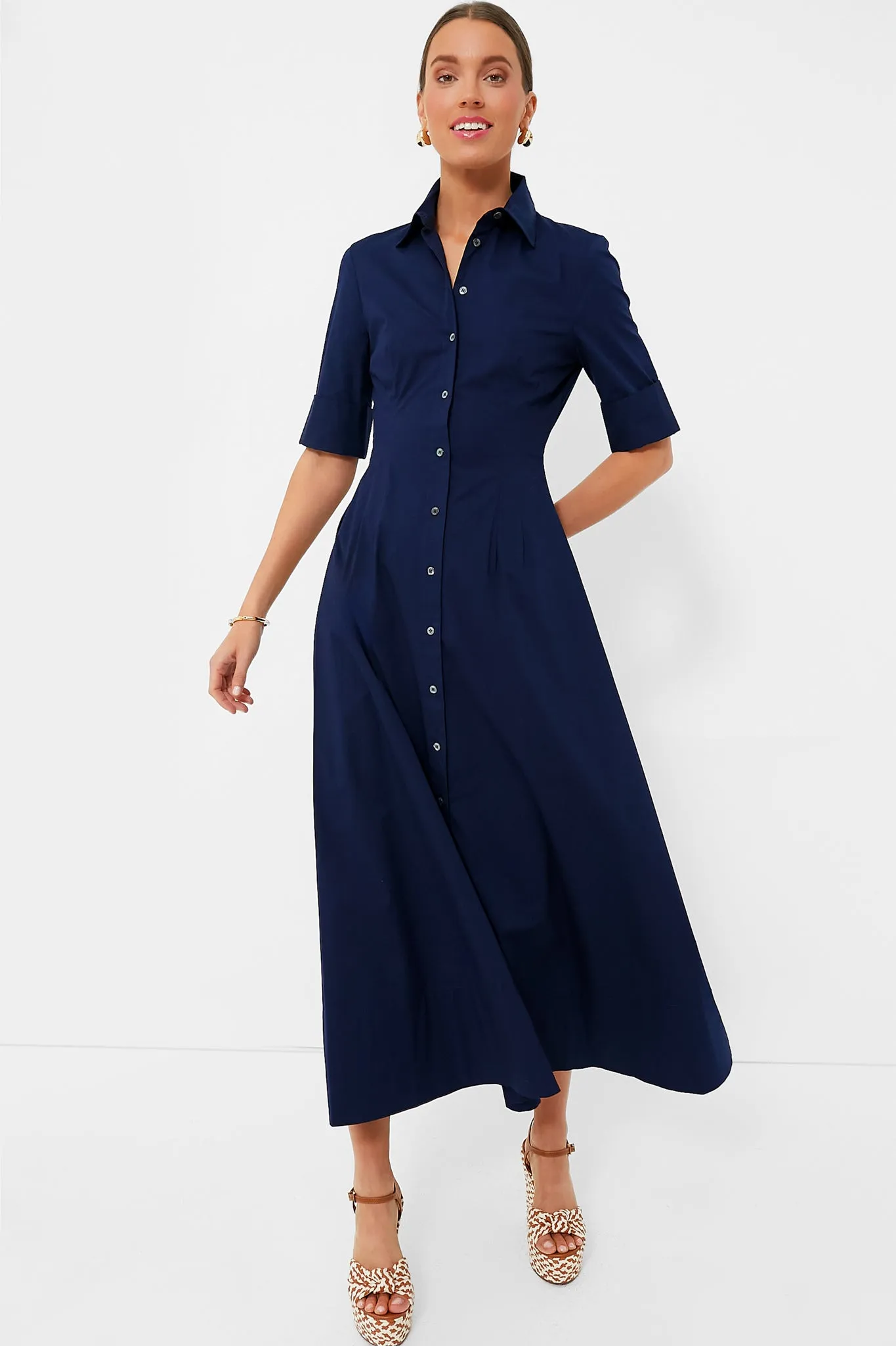 Navy Joan Maxi Dress sold by Tuckernuck