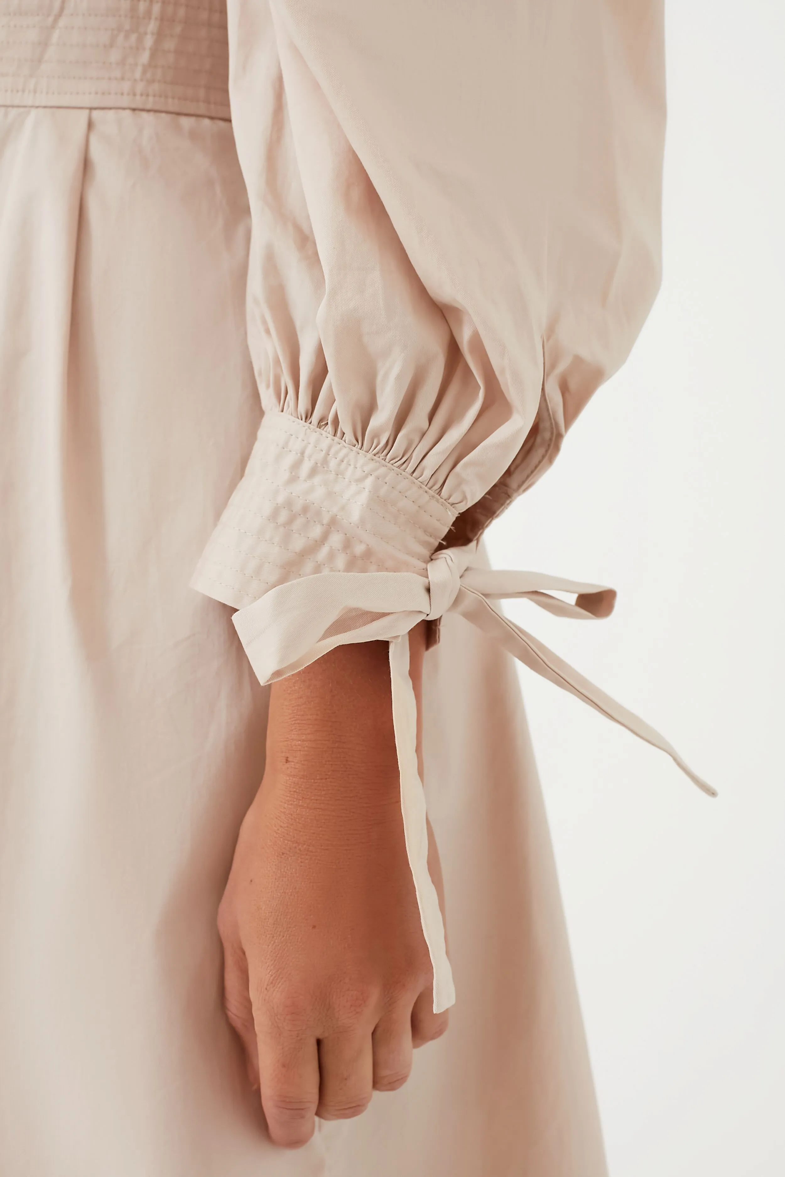 Stone Beige Leighton Midi Dress sold by Tuckernuck product image thumbnail 5