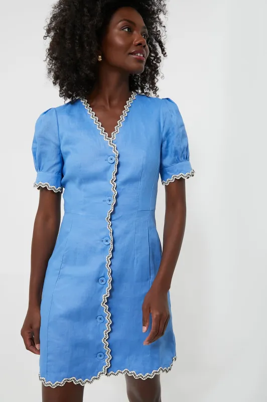 Peri Blue Marlee Dress sold by Tuckernuck