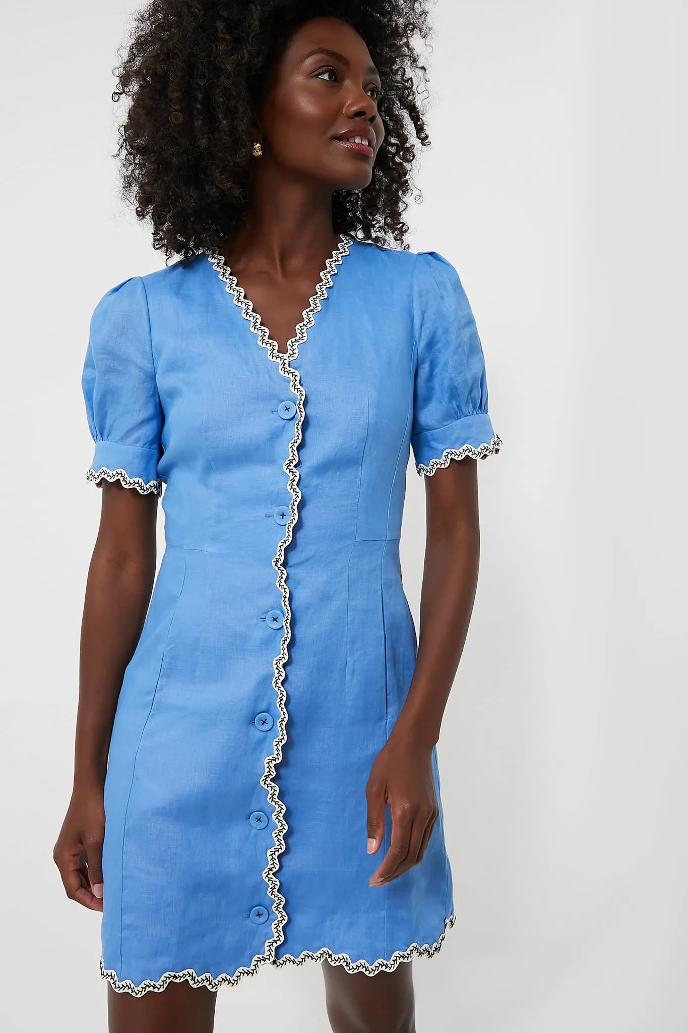 Peri Blue Marlee Dress sold by Tuckernuck