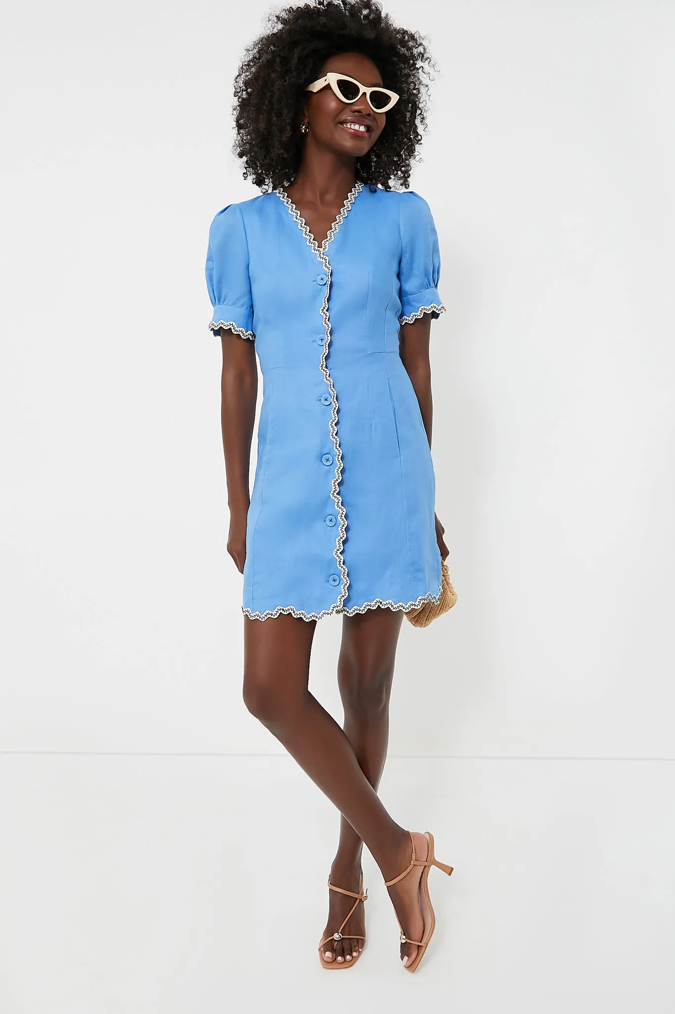 Peri Blue Marlee Dress sold by Tuckernuck product image thumbnail 2