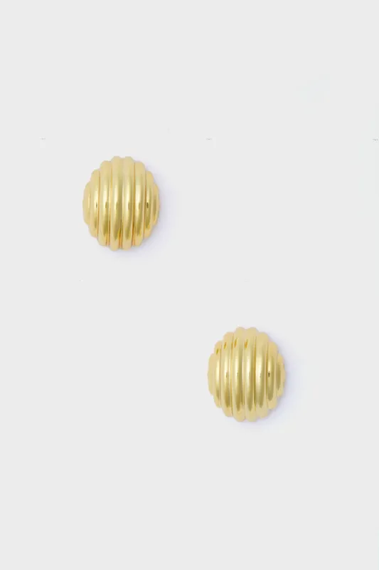 Gold Quincy Studs sold by Tuckernuck