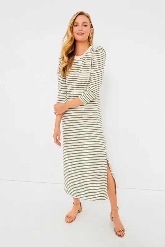 Olive Stripe Vesty Maxi Dress sold by Tuckernuck