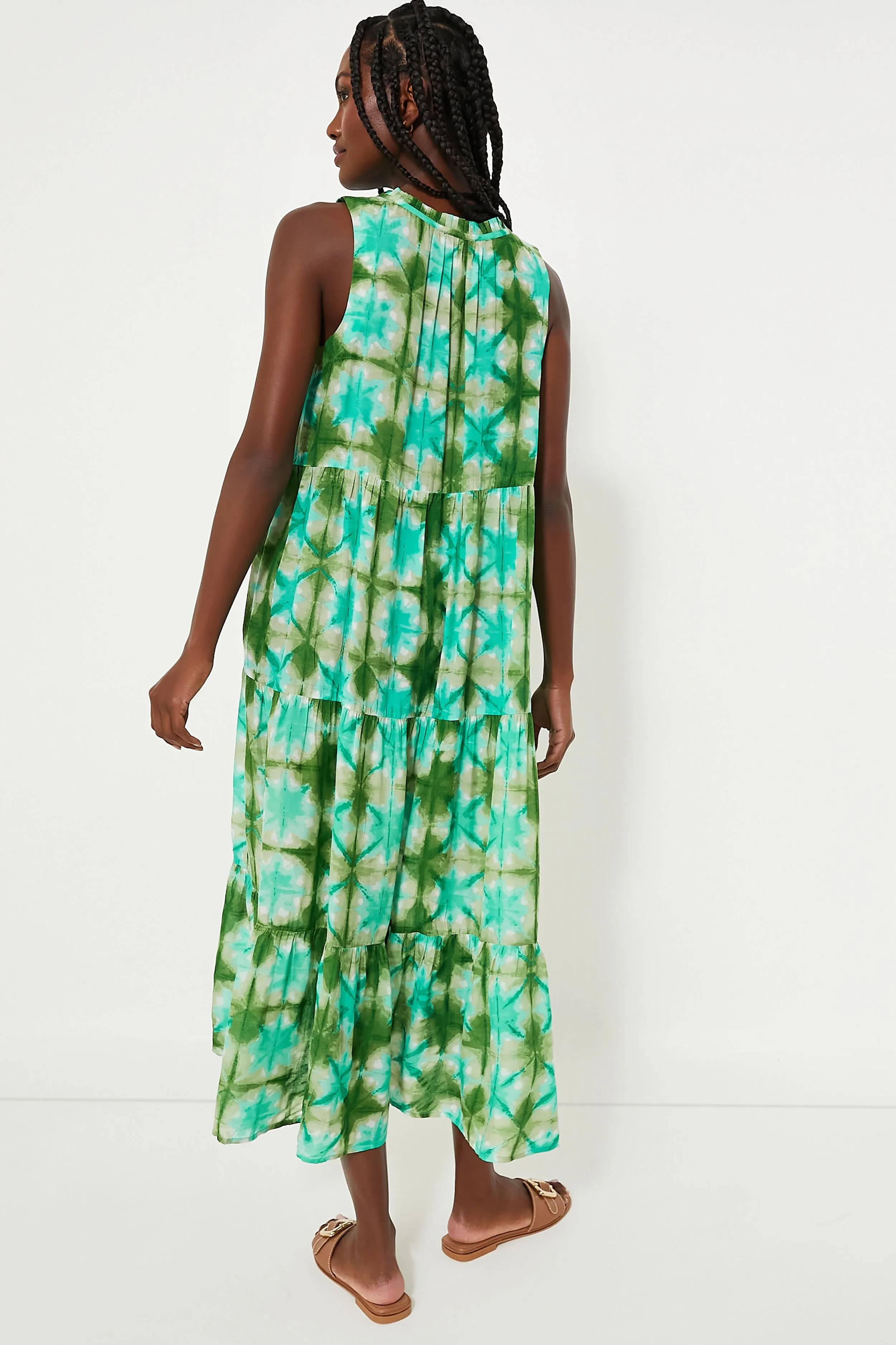 Seafoam Medallion Salty Paloma Caftan sold by Tuckernuck product image thumbnail 4