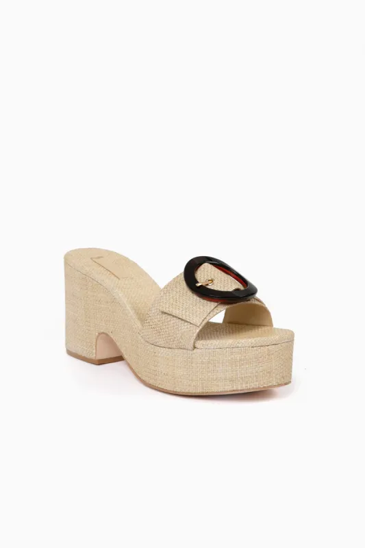 Natural Tortoise Cleia Platform sold by Tuckernuck
