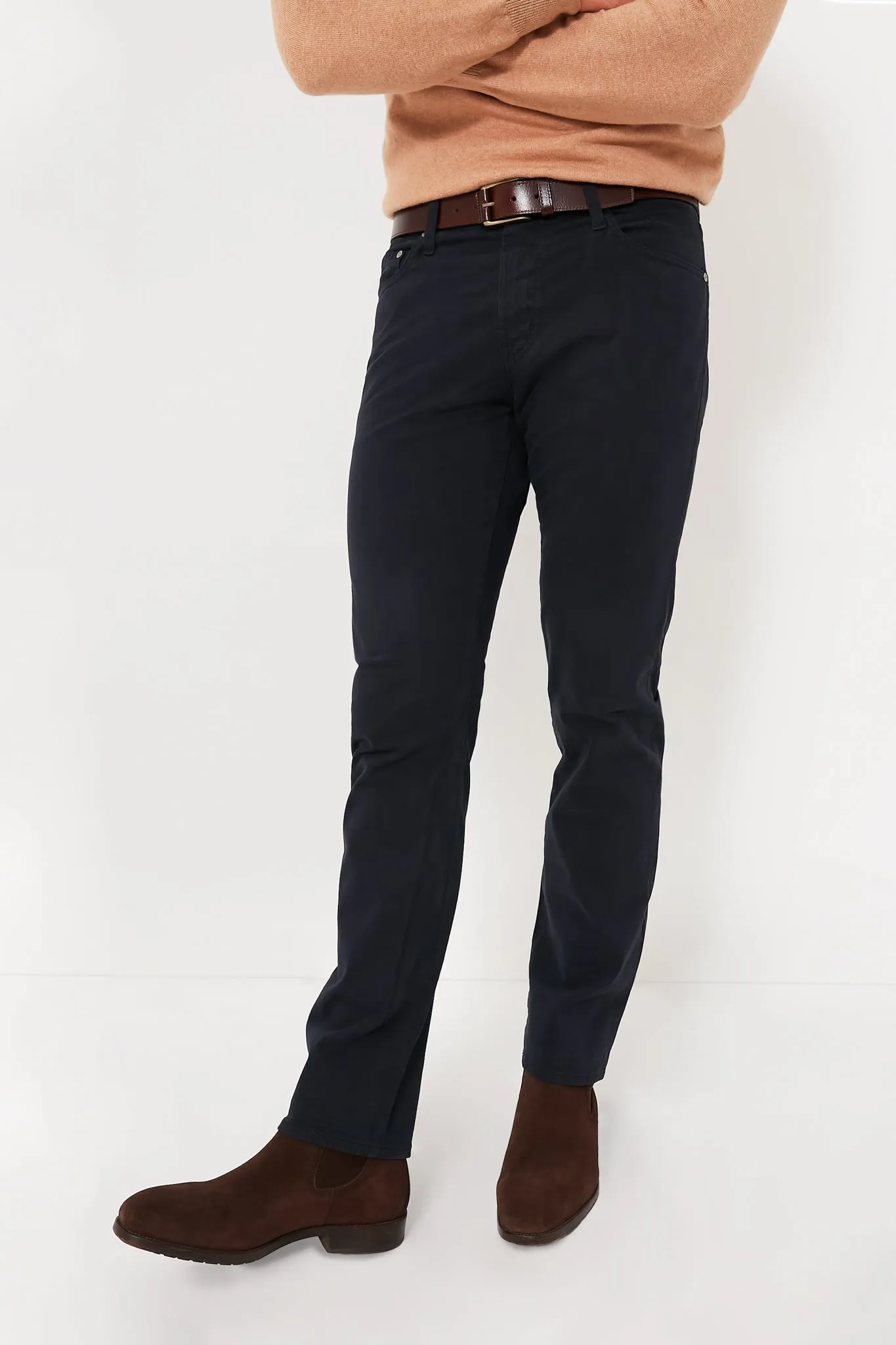 Brown Wyatt 34mm Genuine Leather Casual Jean Belt sold by Tuckernuck product image thumbnail 3