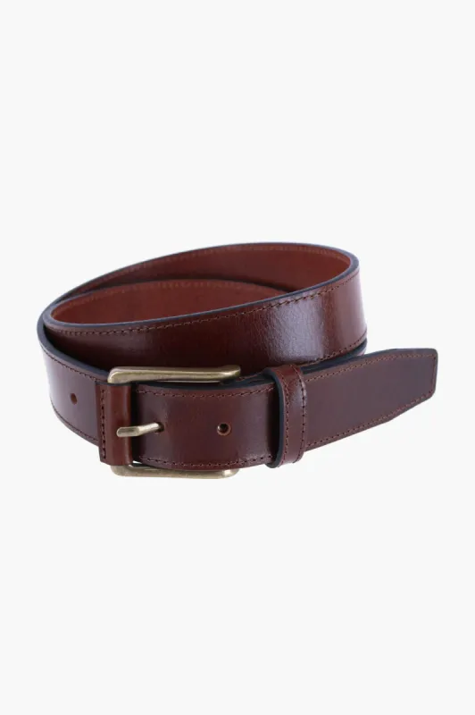 Brown Wyatt 34mm Genuine Leather Casual Jean Belt sold by Tuckernuck