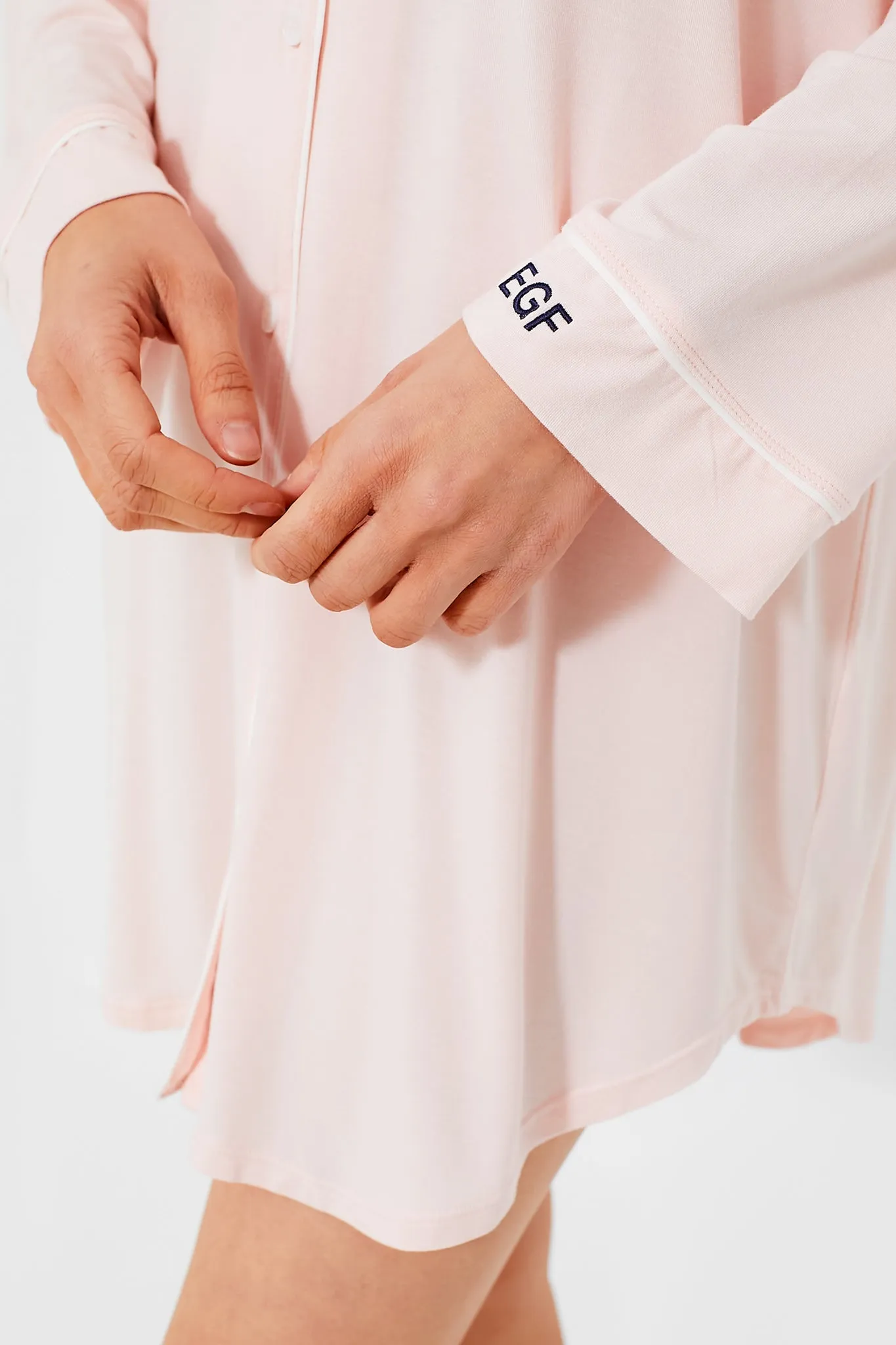 Petal Pink Gisele Sleepshirt sold by Tuckernuck product image thumbnail 5