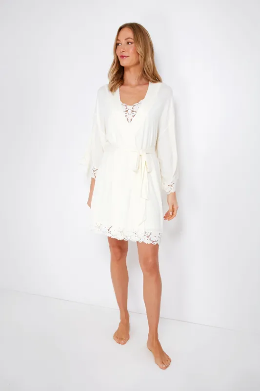 Ivory Naya Mademoiselle Kimono sold by Tuckernuck