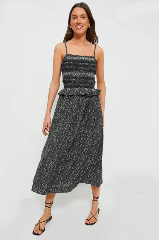 Multi Maia Floral Print Smocked Sleeveless Dress sold by Tuckernuck