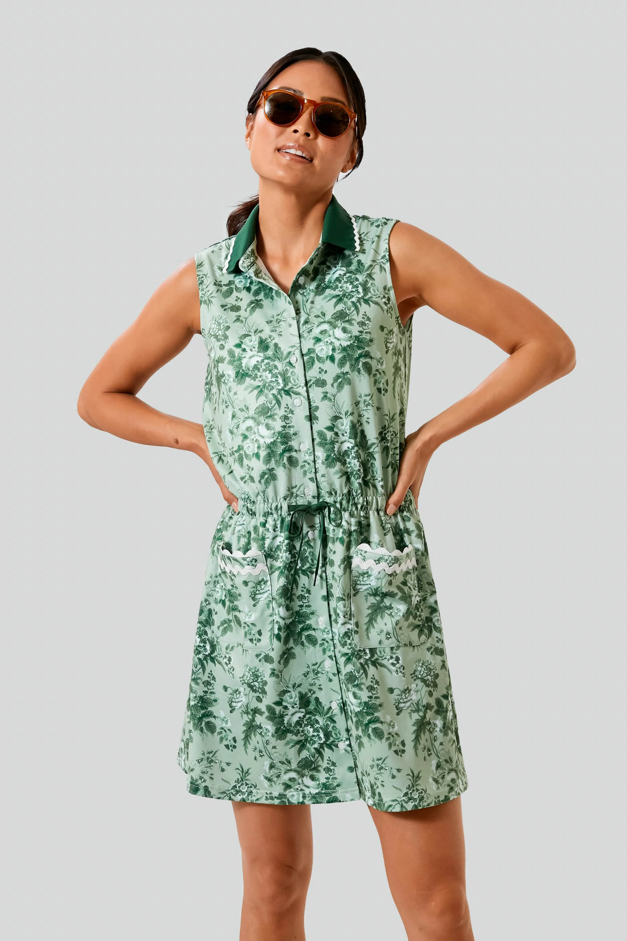 Green Bouquet Sleeveless Alcott Golf Dress sold by Tuckernuck product image thumbnail 2