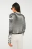 Navy and Ivory Stripe Taylor Cardigan sold by Tuckernuck