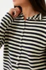 Navy and Ivory Stripe Taylor Cardigan sold by Tuckernuck