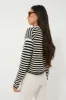 Navy and Ivory Stripe Taylor Cardigan sold by Tuckernuck