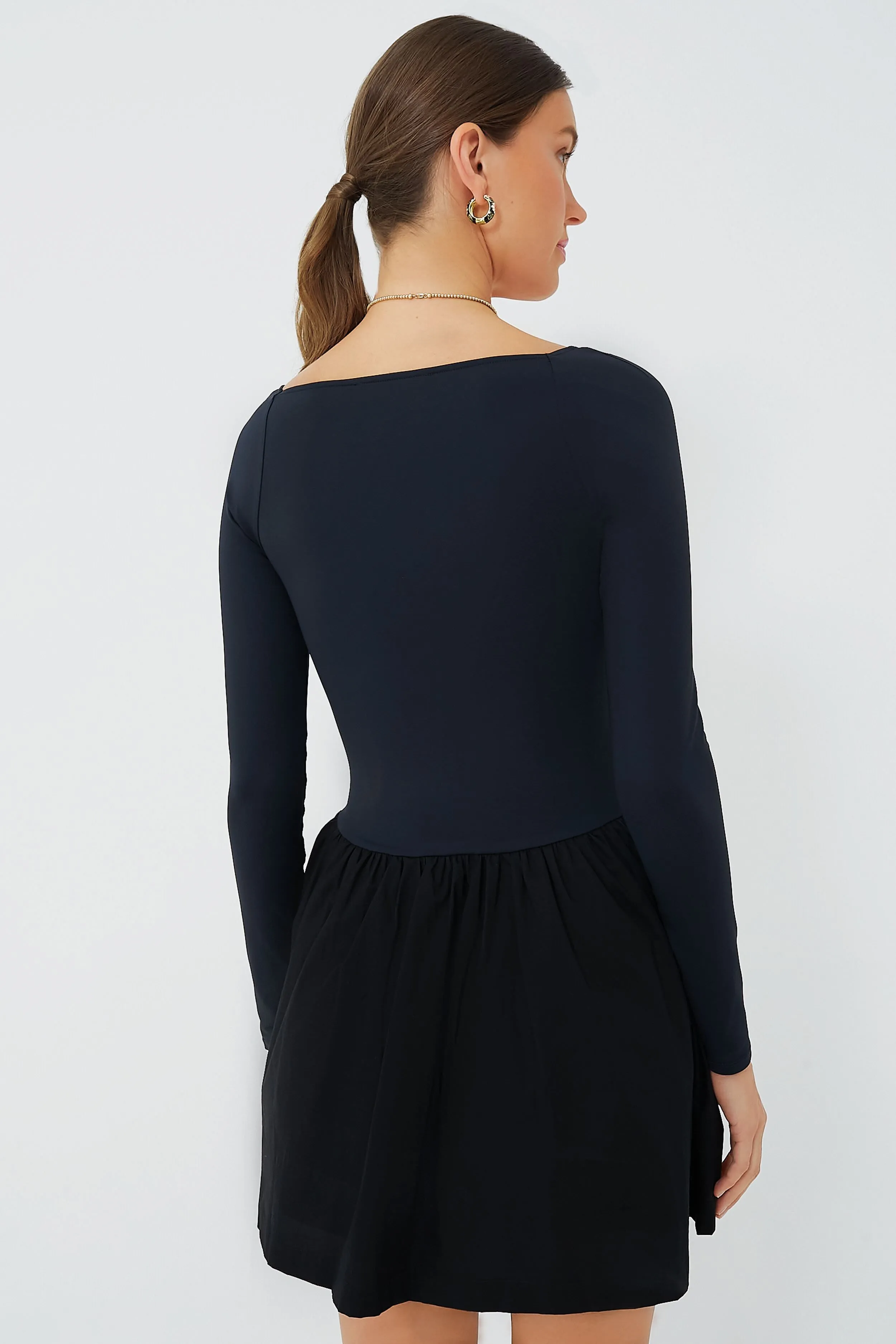 Black Calista Mini Dress sold by Tuckernuck product image thumbnail 4