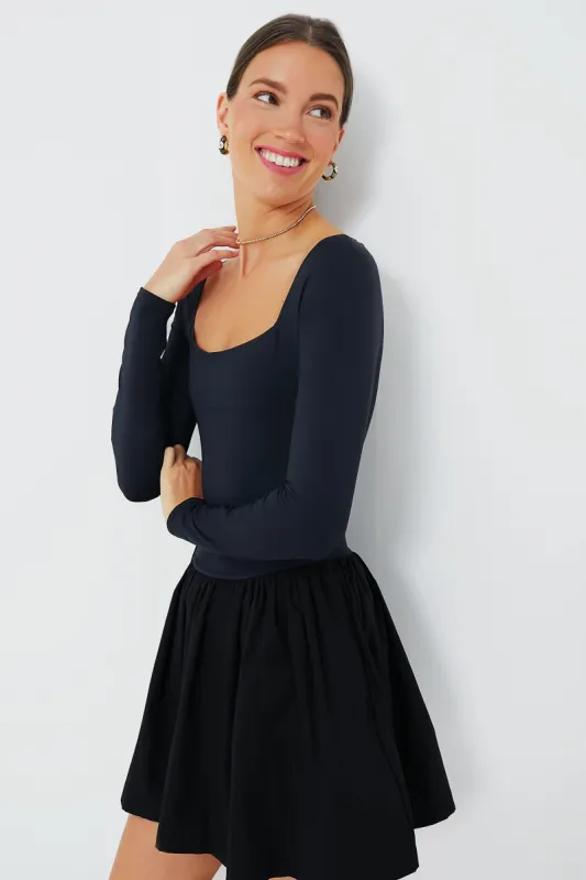 Black Calista Mini Dress sold by Tuckernuck