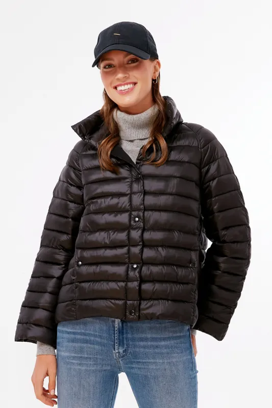 Black Puffer Jacket sold by Tuckernuck