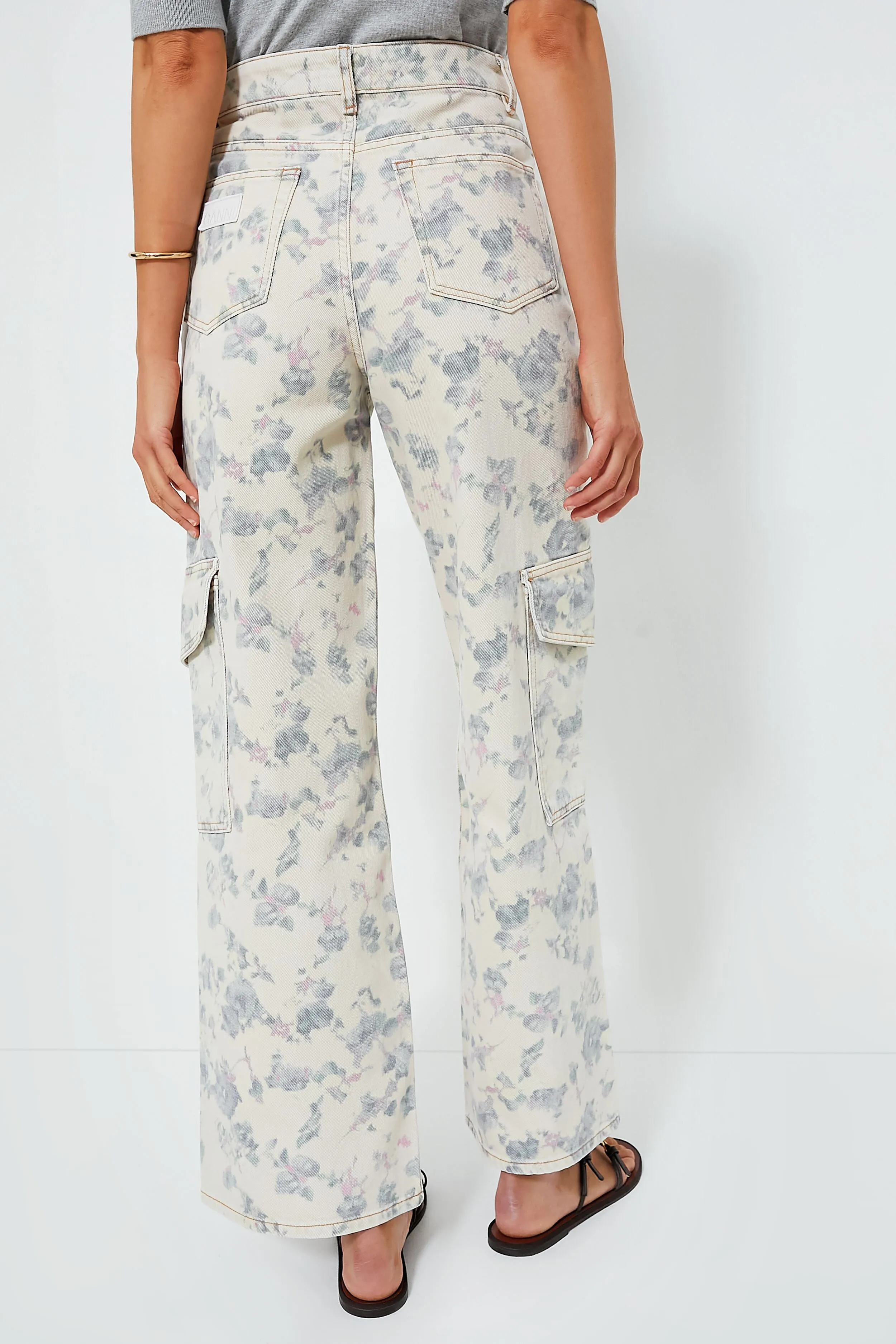 Tofu Print Denim Angi Cargo Pant sold by Tuckernuck product image thumbnail 4