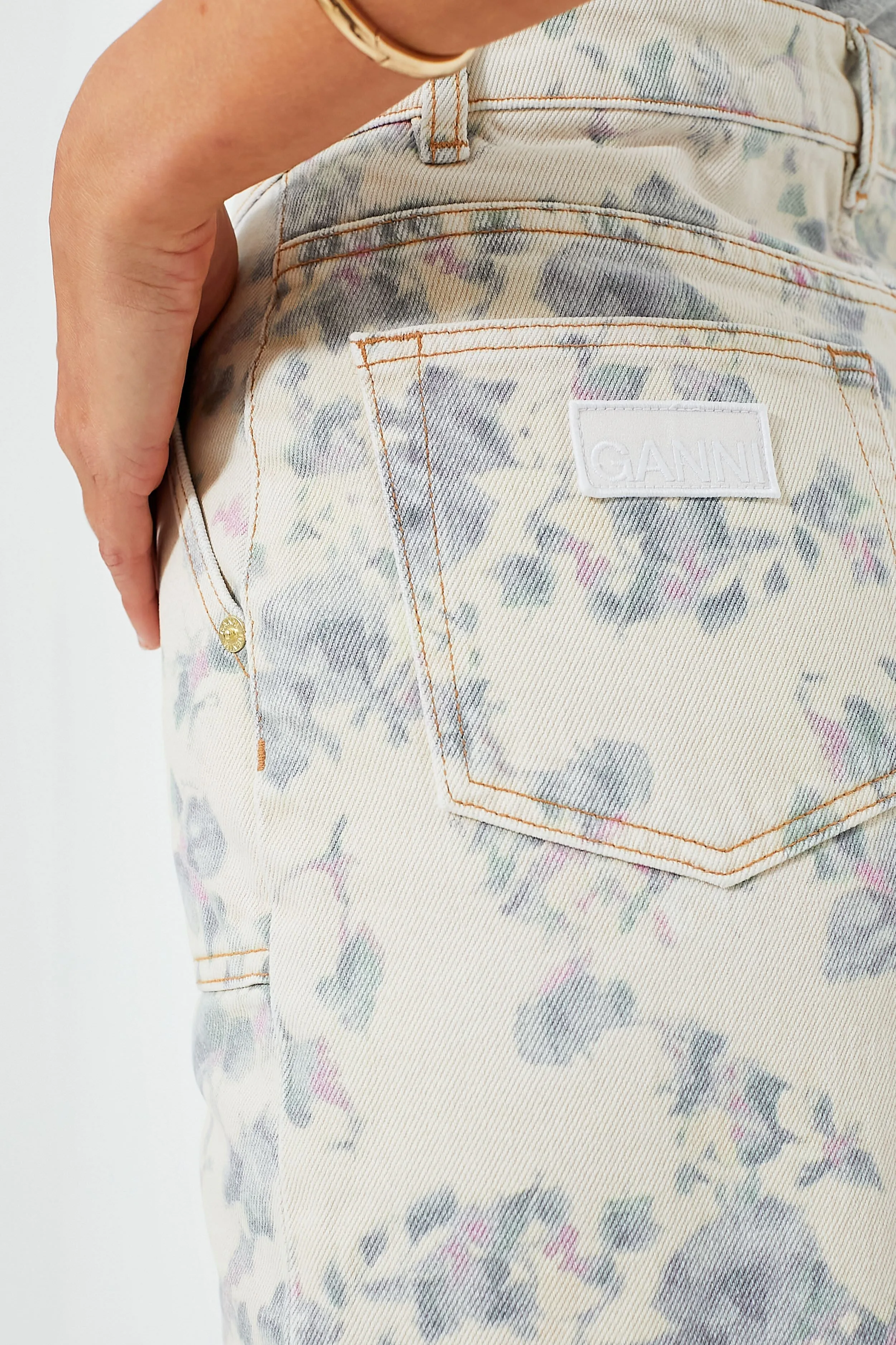 Tofu Print Denim Angi Cargo Pant sold by Tuckernuck product image thumbnail 5