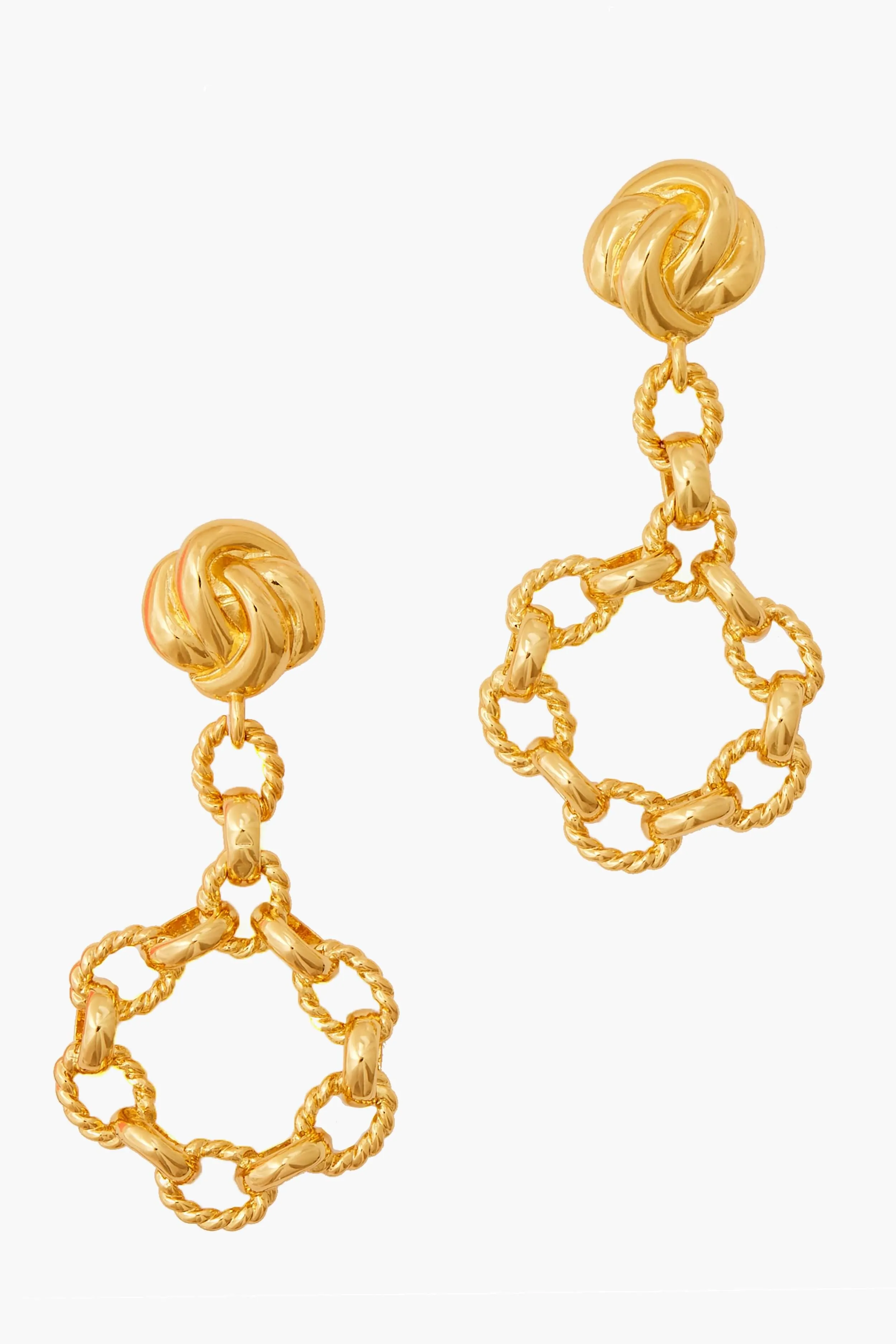 Gold Rope Camille Earrings sold by Tuckernuck