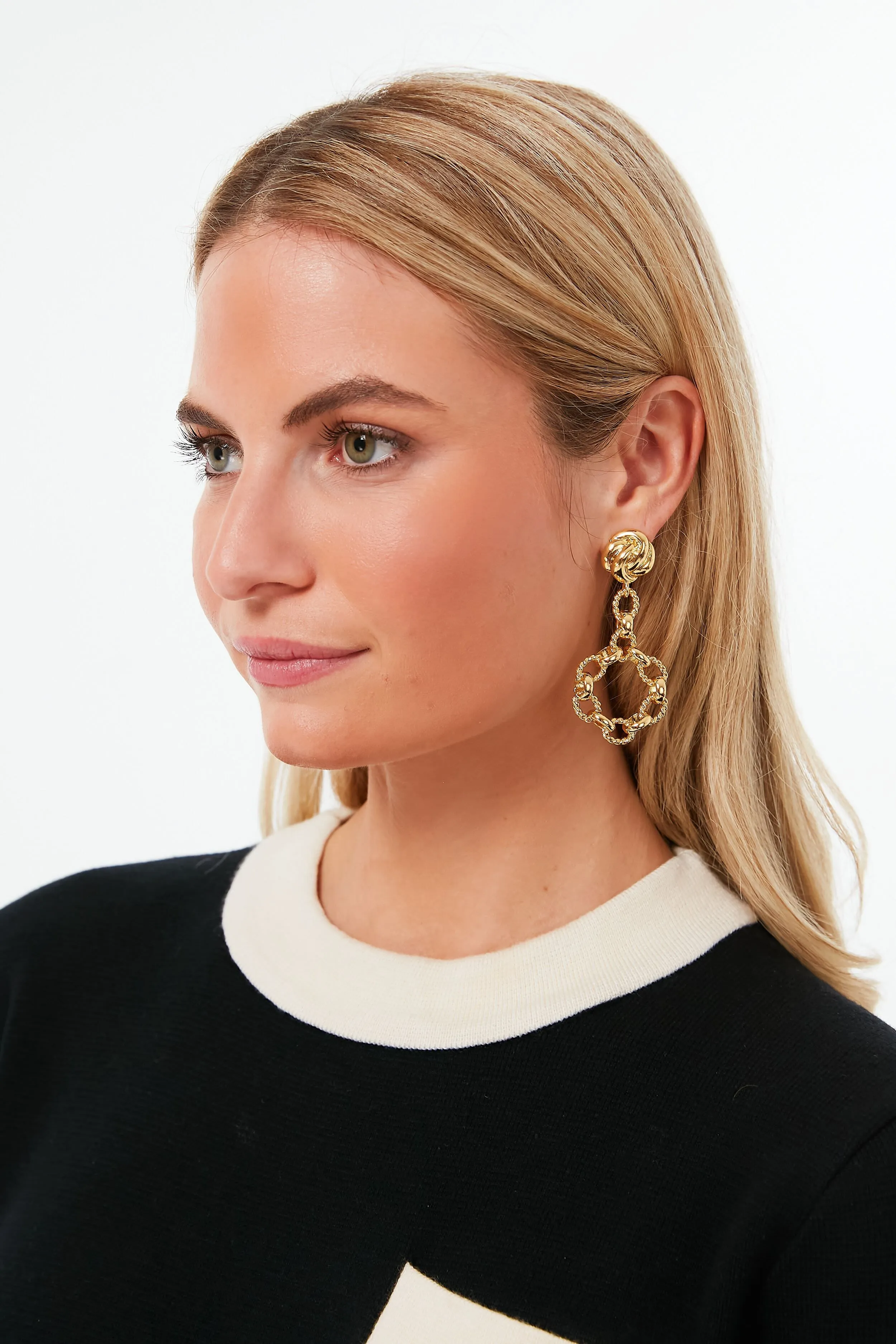 Gold Rope Camille Earrings sold by Tuckernuck product image thumbnail 2