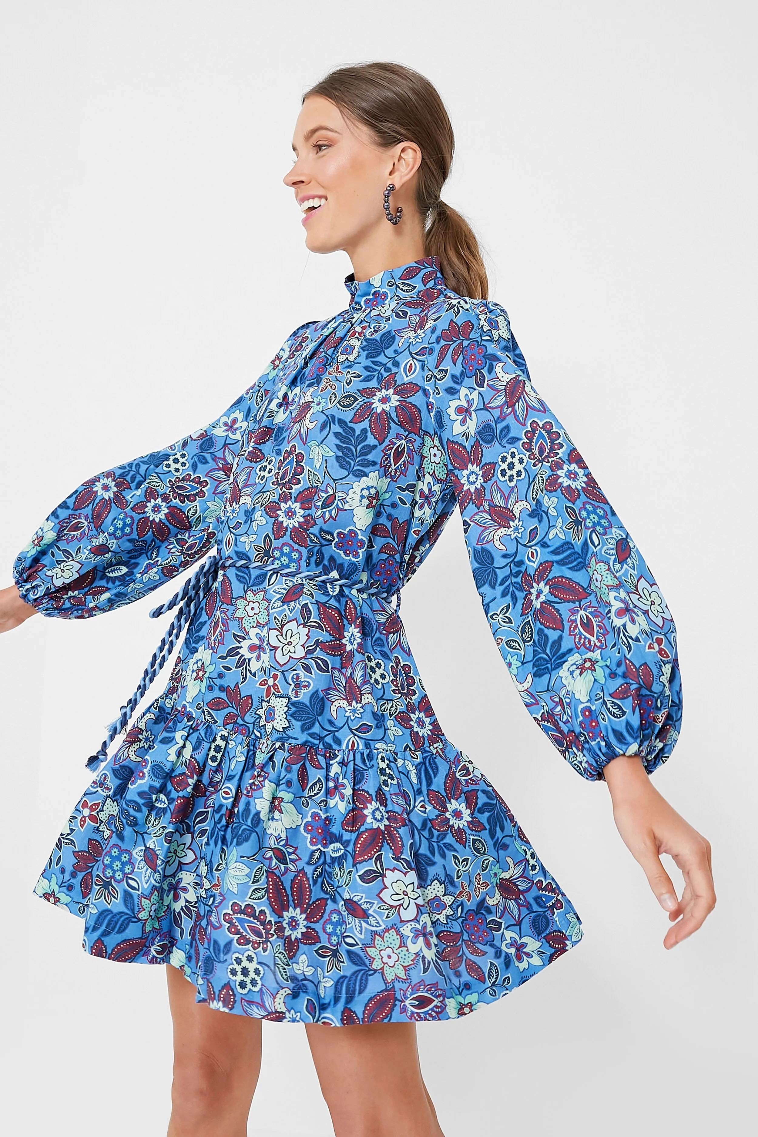 Midnight Pearl Hoop Earrings sold by Tuckernuck product image thumbnail 4