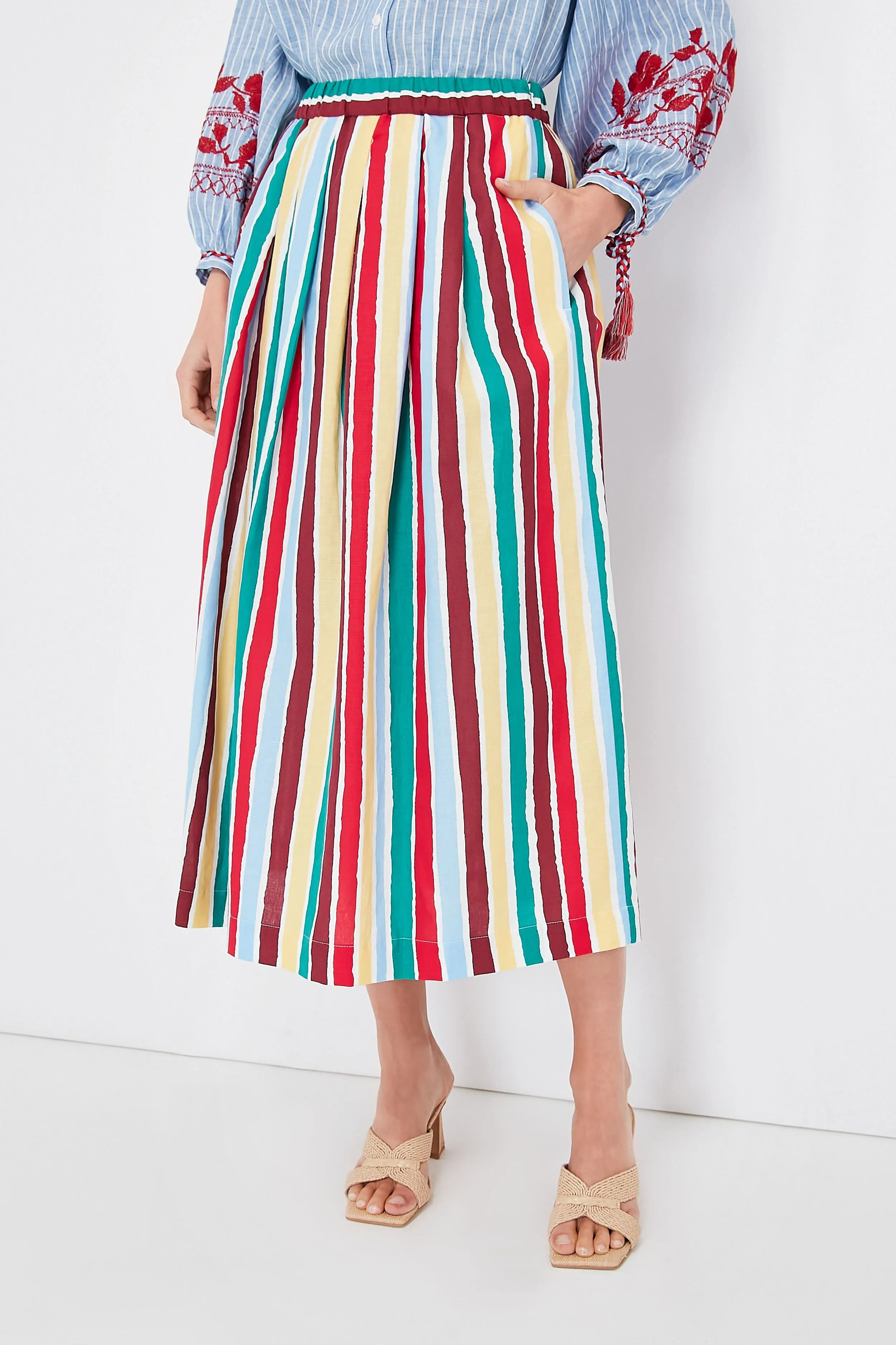 Bright Yellow Cannes Skirt sold by Tuckernuck