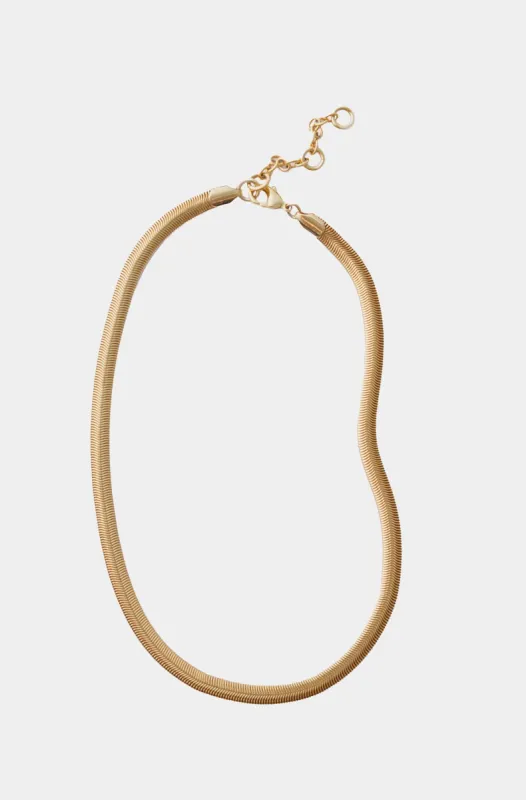 Gold Snake Chain Necklace sold by Tuckernuck