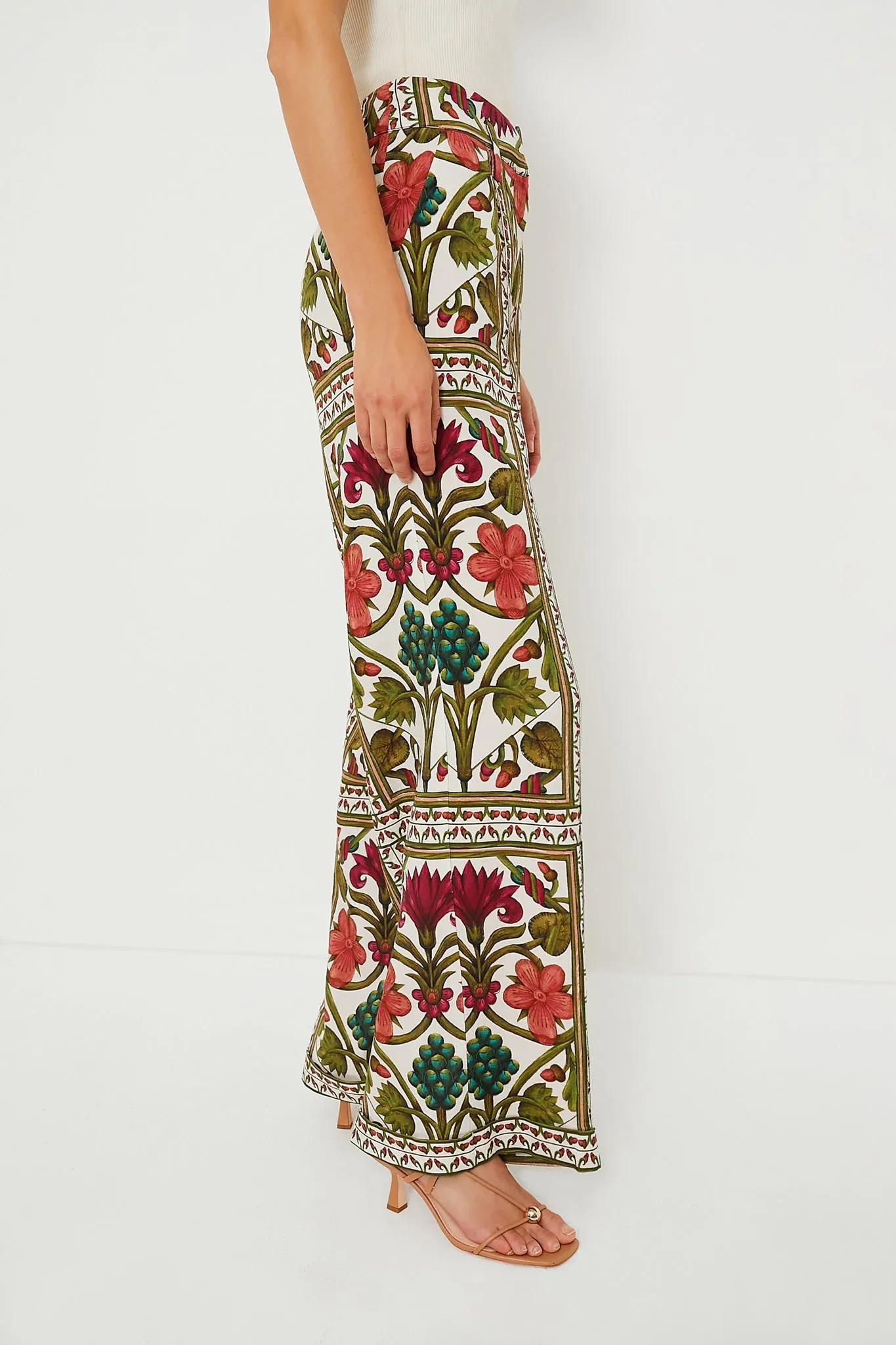 Off White Multicolor Maria Pants sold by Tuckernuck product image thumbnail 5