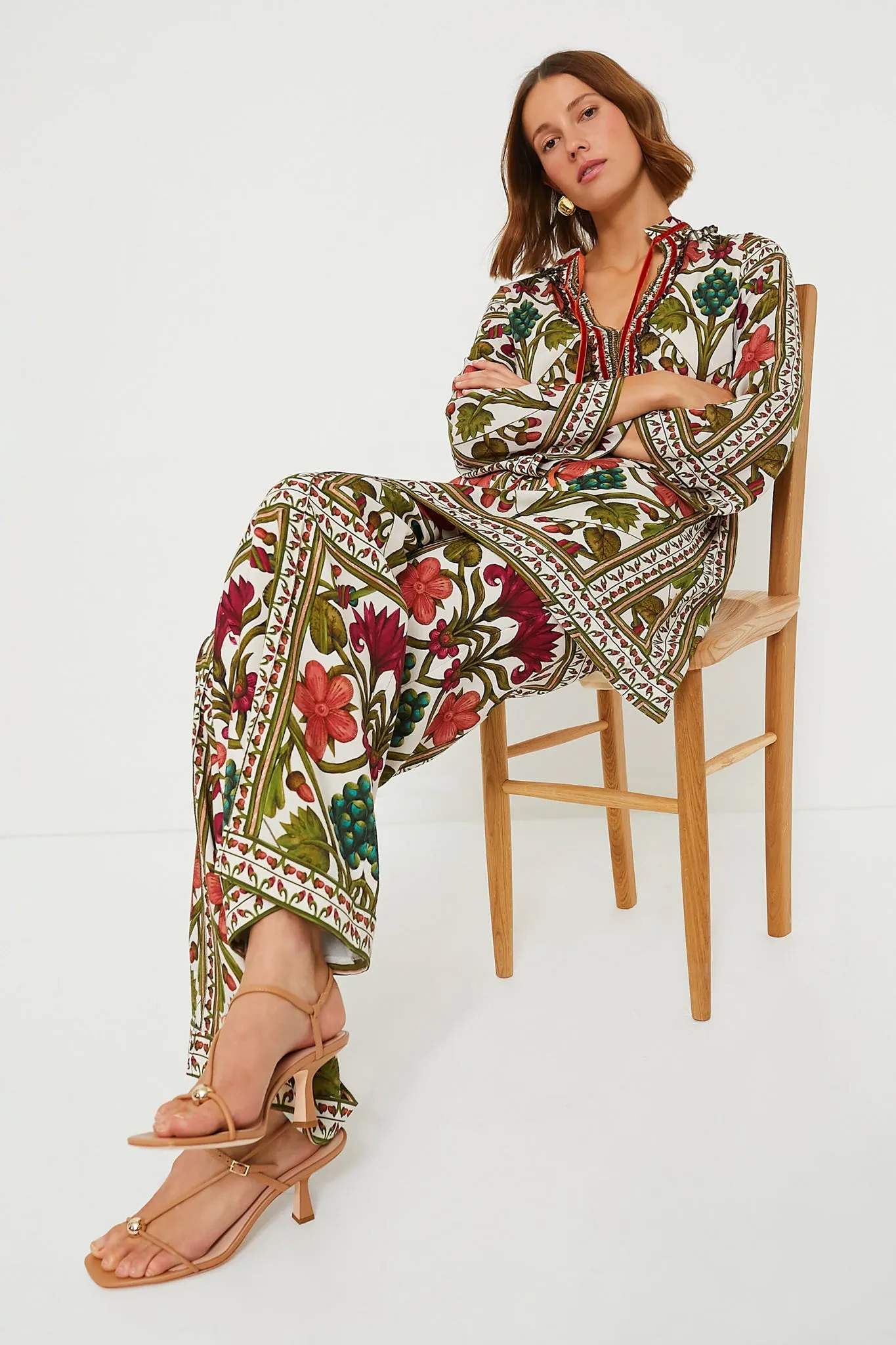 Off White Multicolor Maria Pants sold by Tuckernuck product image thumbnail 2