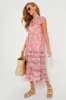 Strawberry Blossom Embroidered Salty Paloma Caftan sold by Tuckernuck