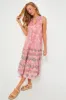 Strawberry Blossom Embroidered Salty Paloma Caftan sold by Tuckernuck