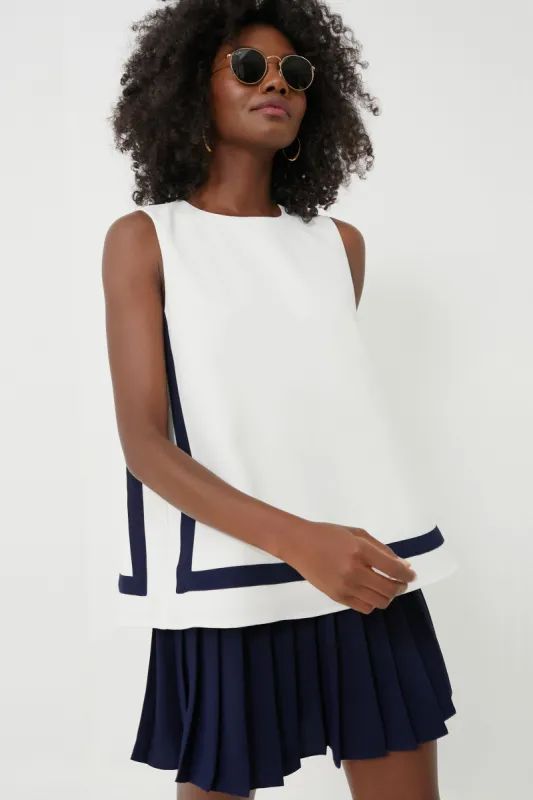 Navy Stripe Tyler Top sold by Tuckernuck