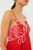Exclusive Red Fish Top Maxi Dress sold by Tuckernuck