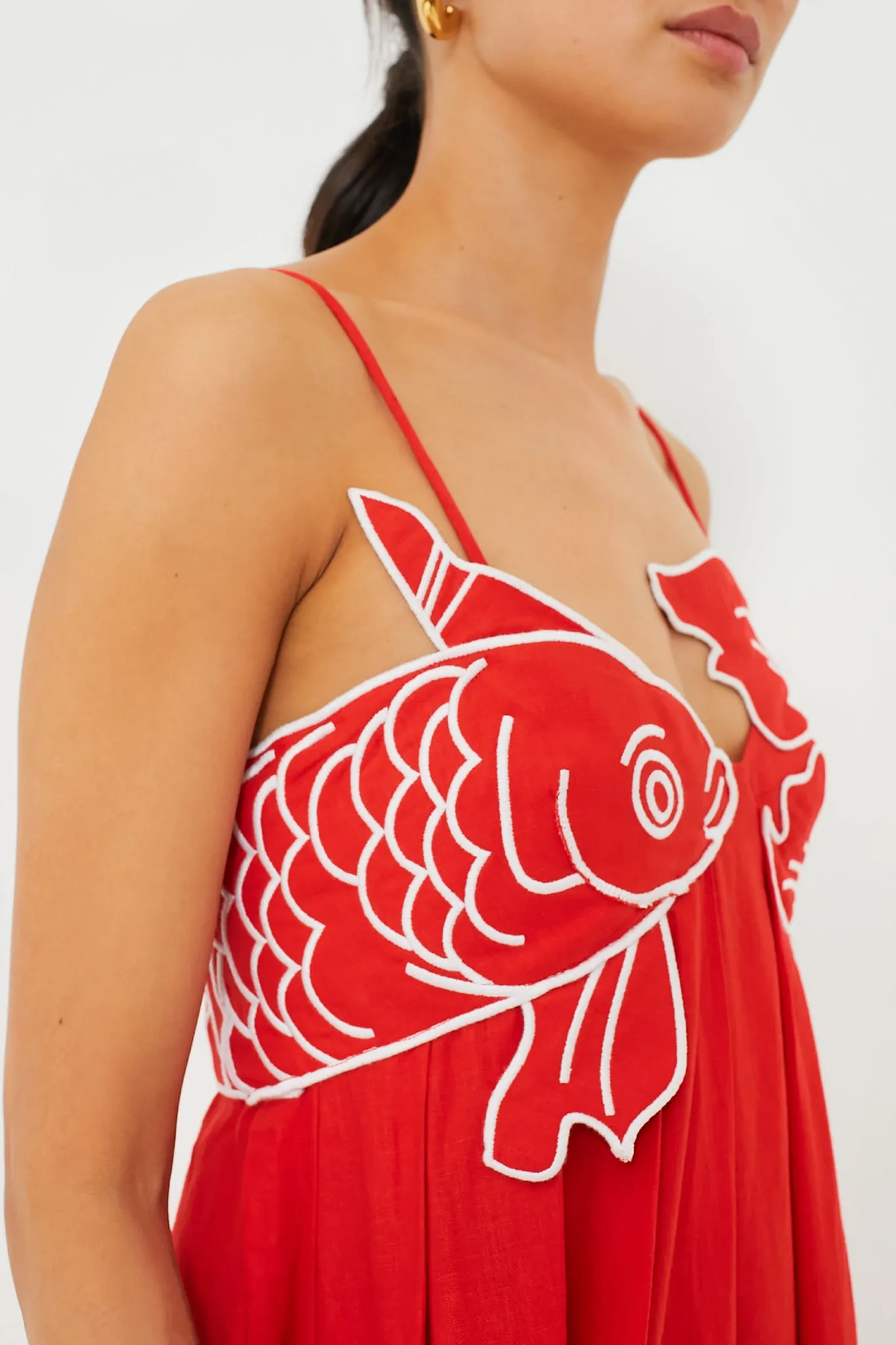 Exclusive Red Fish Top Maxi Dress sold by Tuckernuck product image thumbnail 2