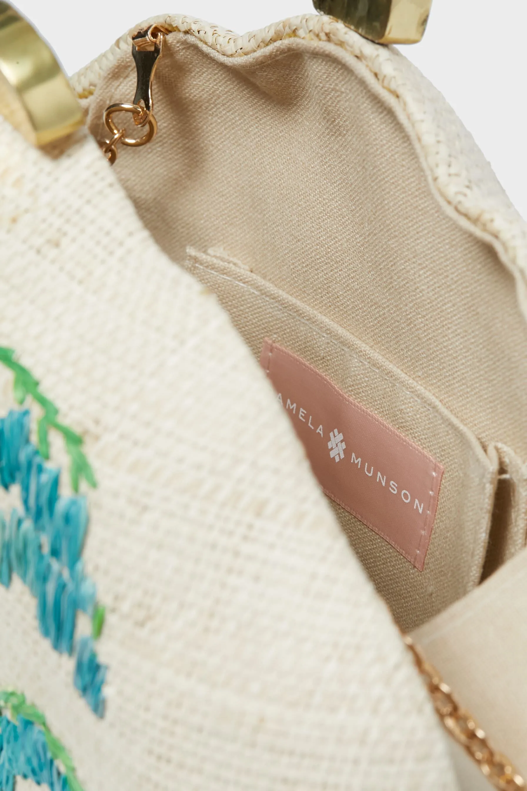 Natural Blue Bluebell Clutch sold by Tuckernuck product image thumbnail 5