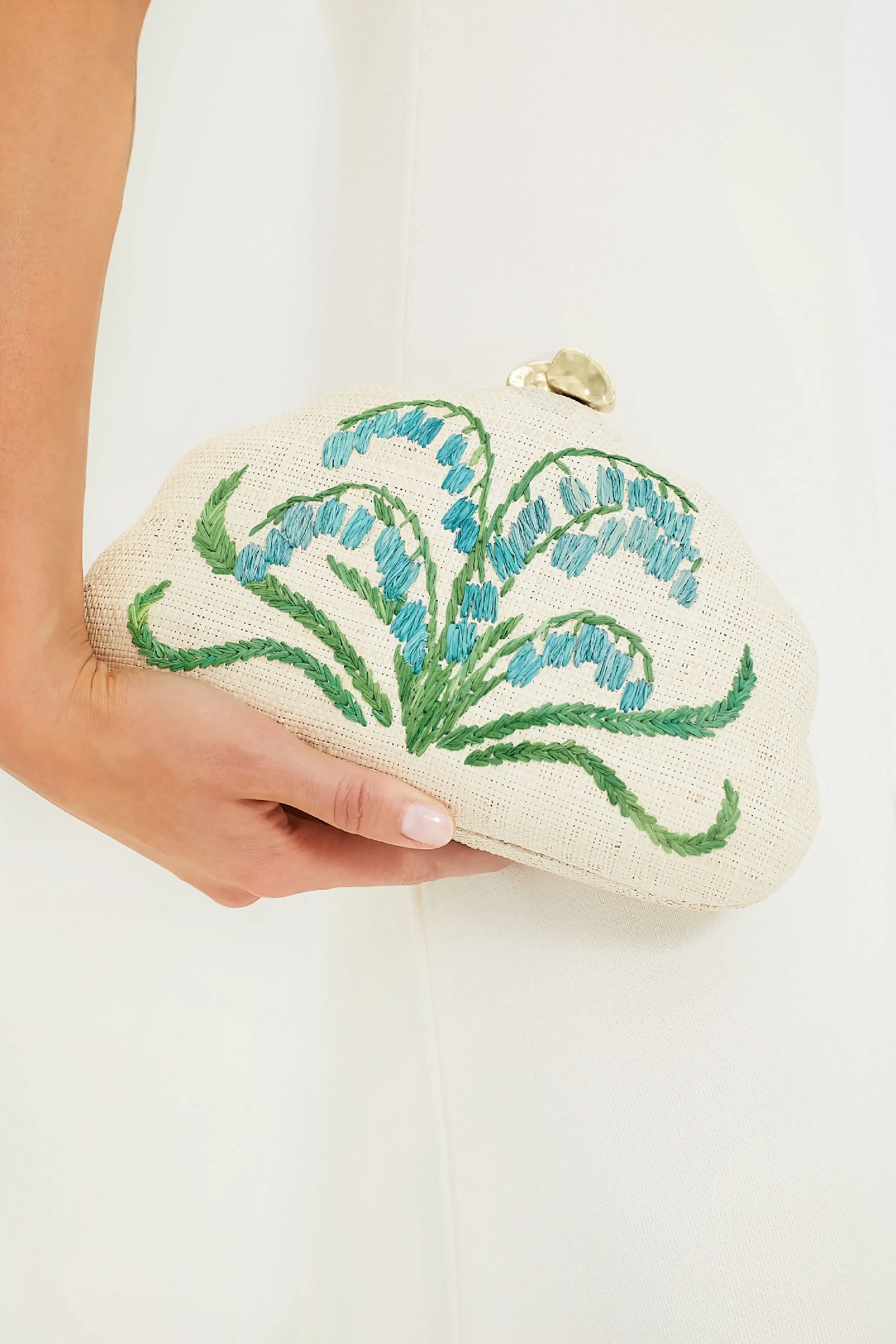 Natural Blue Bluebell Clutch sold by Tuckernuck product image thumbnail 2