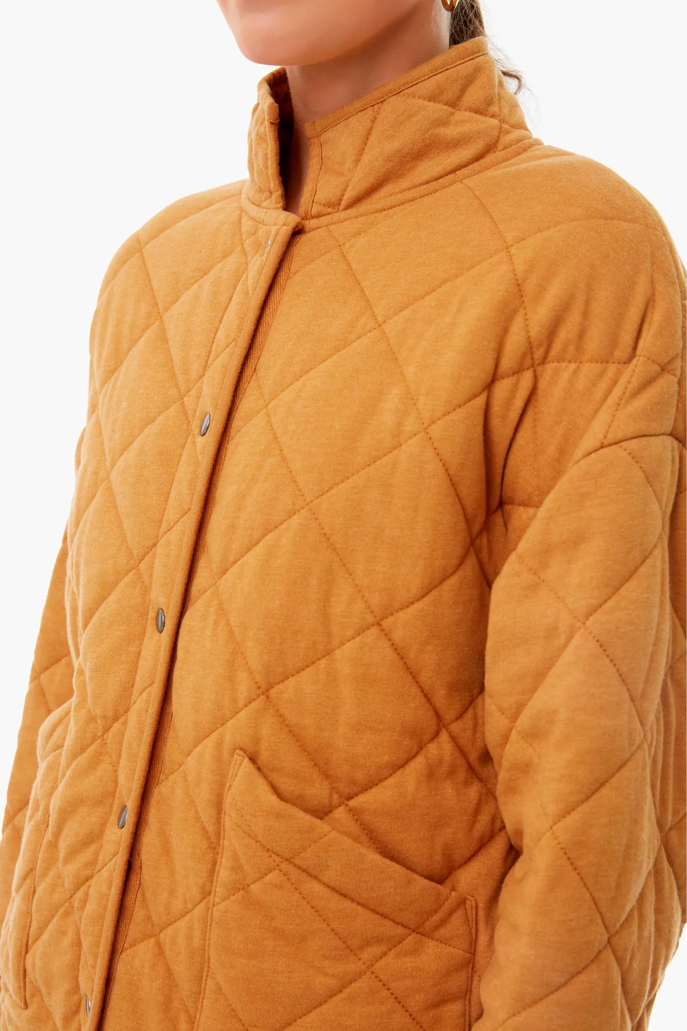 Camel Maya Quilted Jacket sold by Tuckernuck product image thumbnail 5