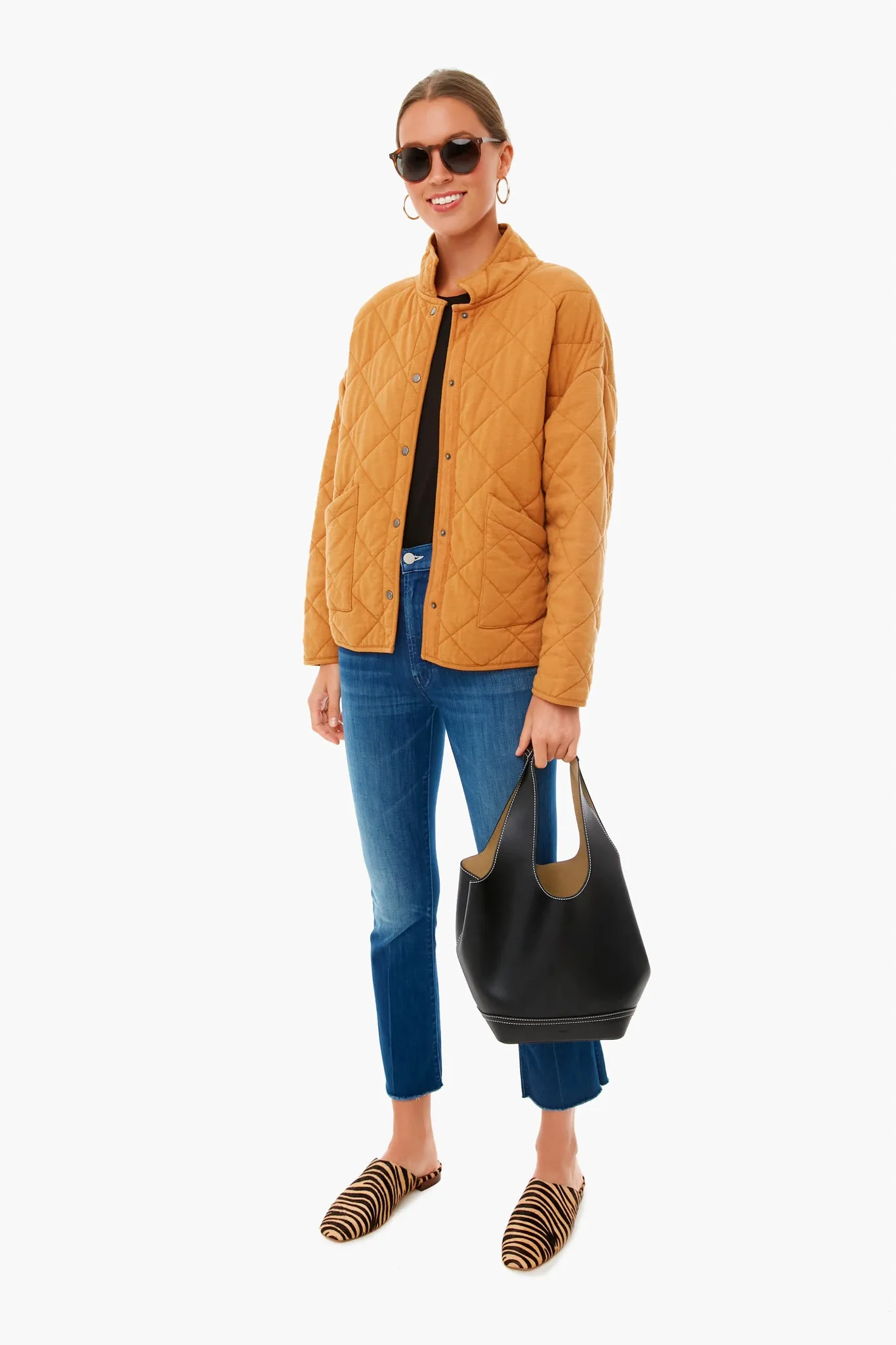Camel Maya Quilted Jacket sold by Tuckernuck product image thumbnail 2