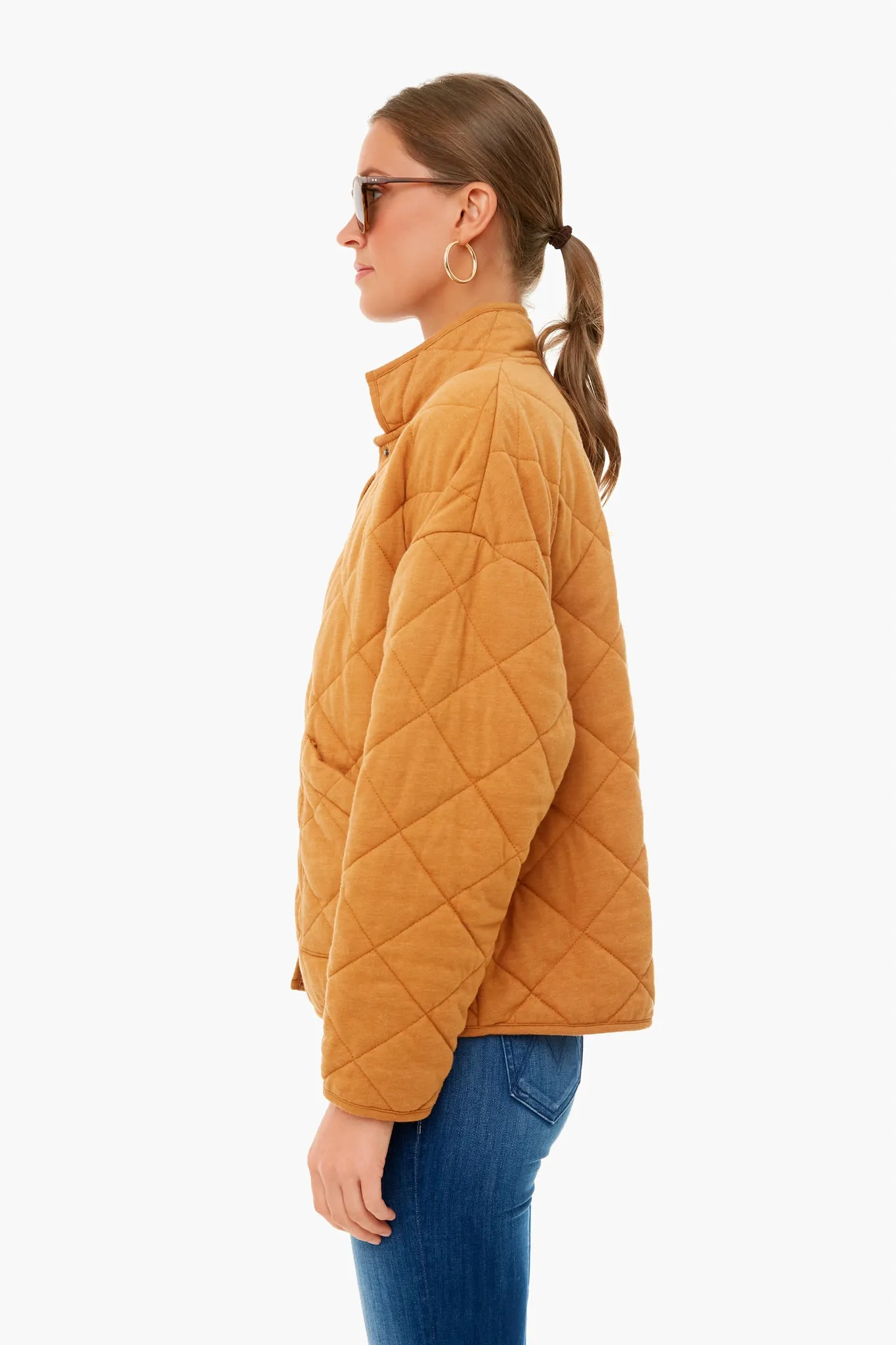 Camel Maya Quilted Jacket sold by Tuckernuck product image thumbnail 3