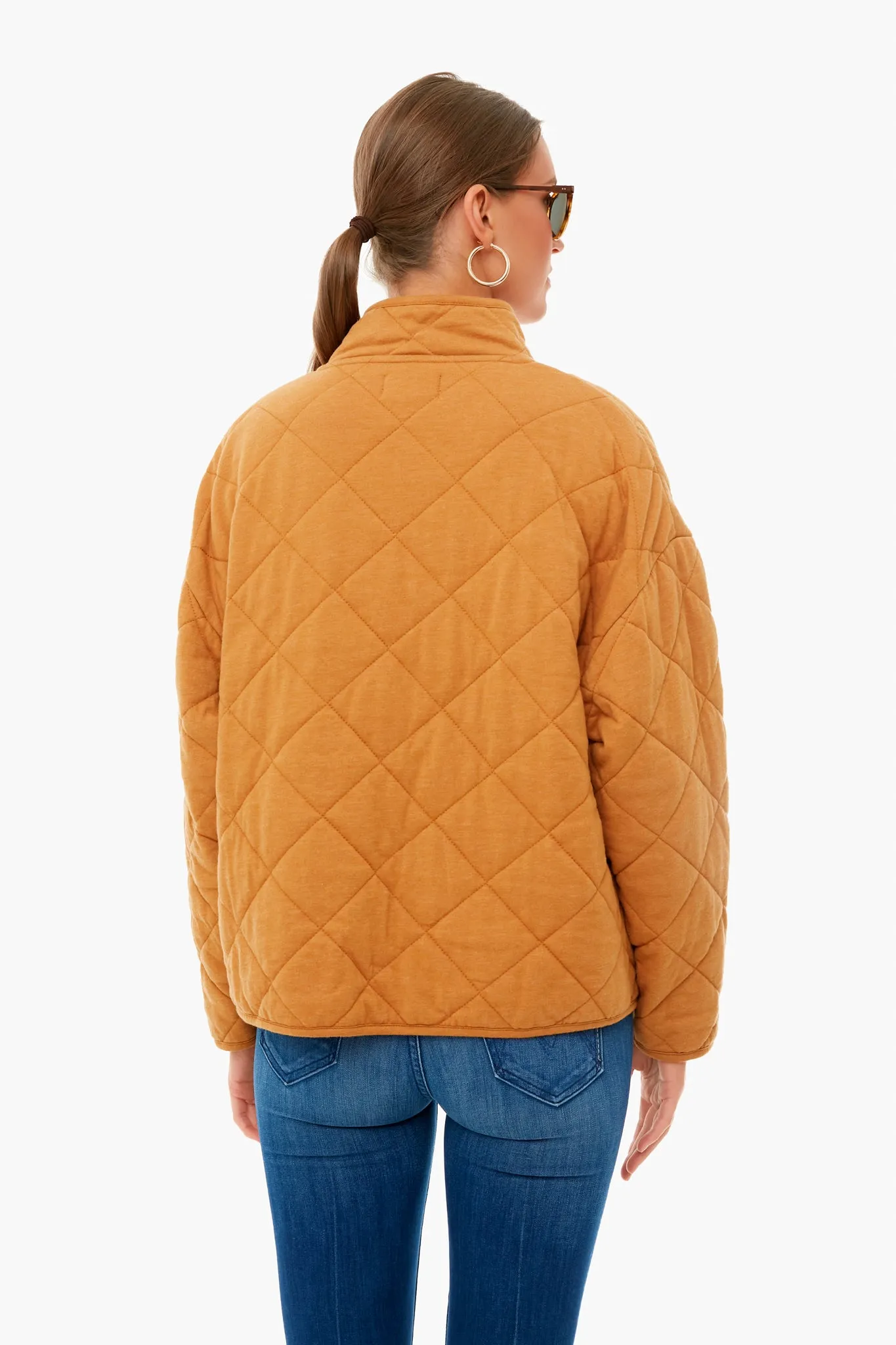 Camel Maya Quilted Jacket sold by Tuckernuck product image thumbnail 4