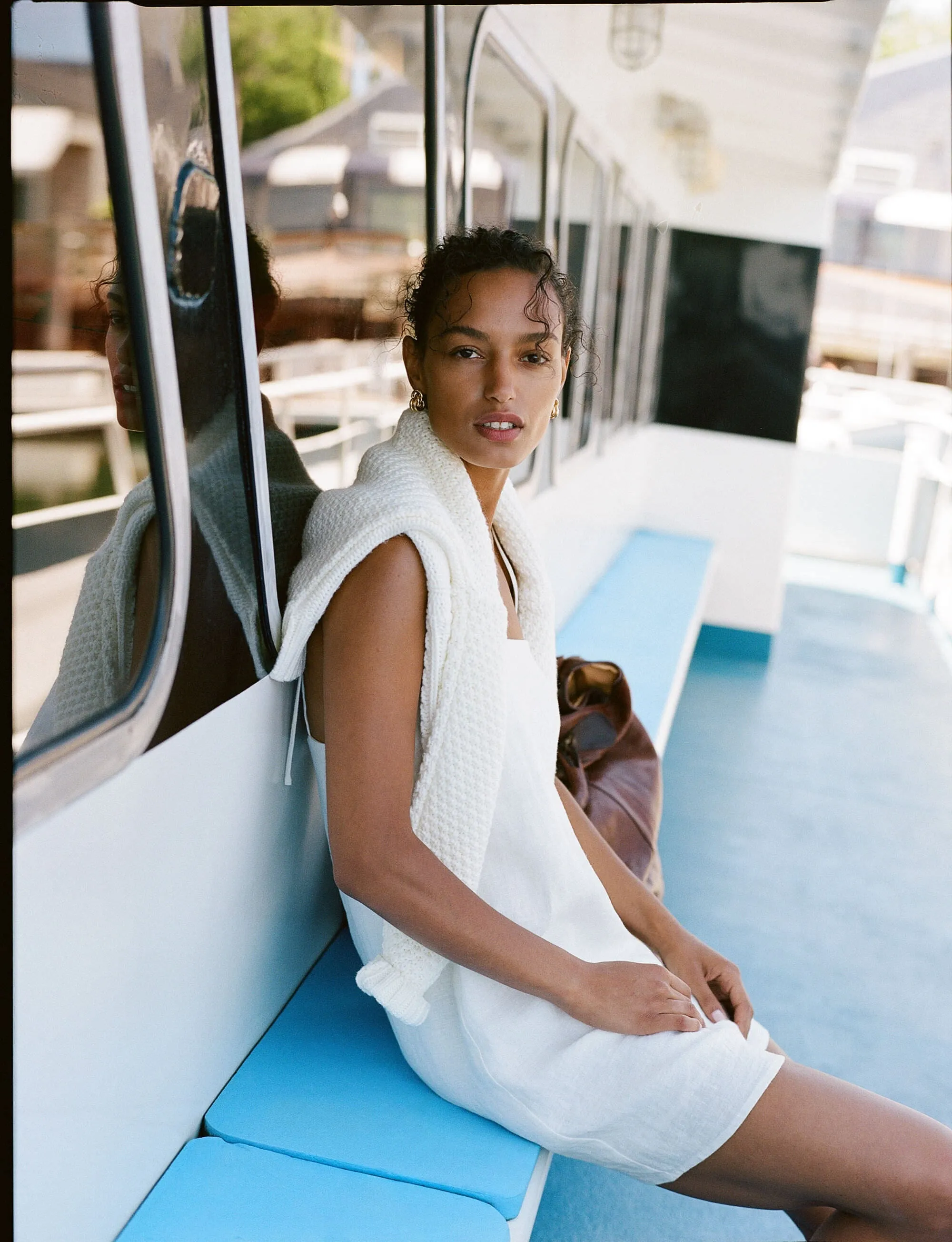 Gold Vera Earrings sold by Tuckernuck product image thumbnail 3