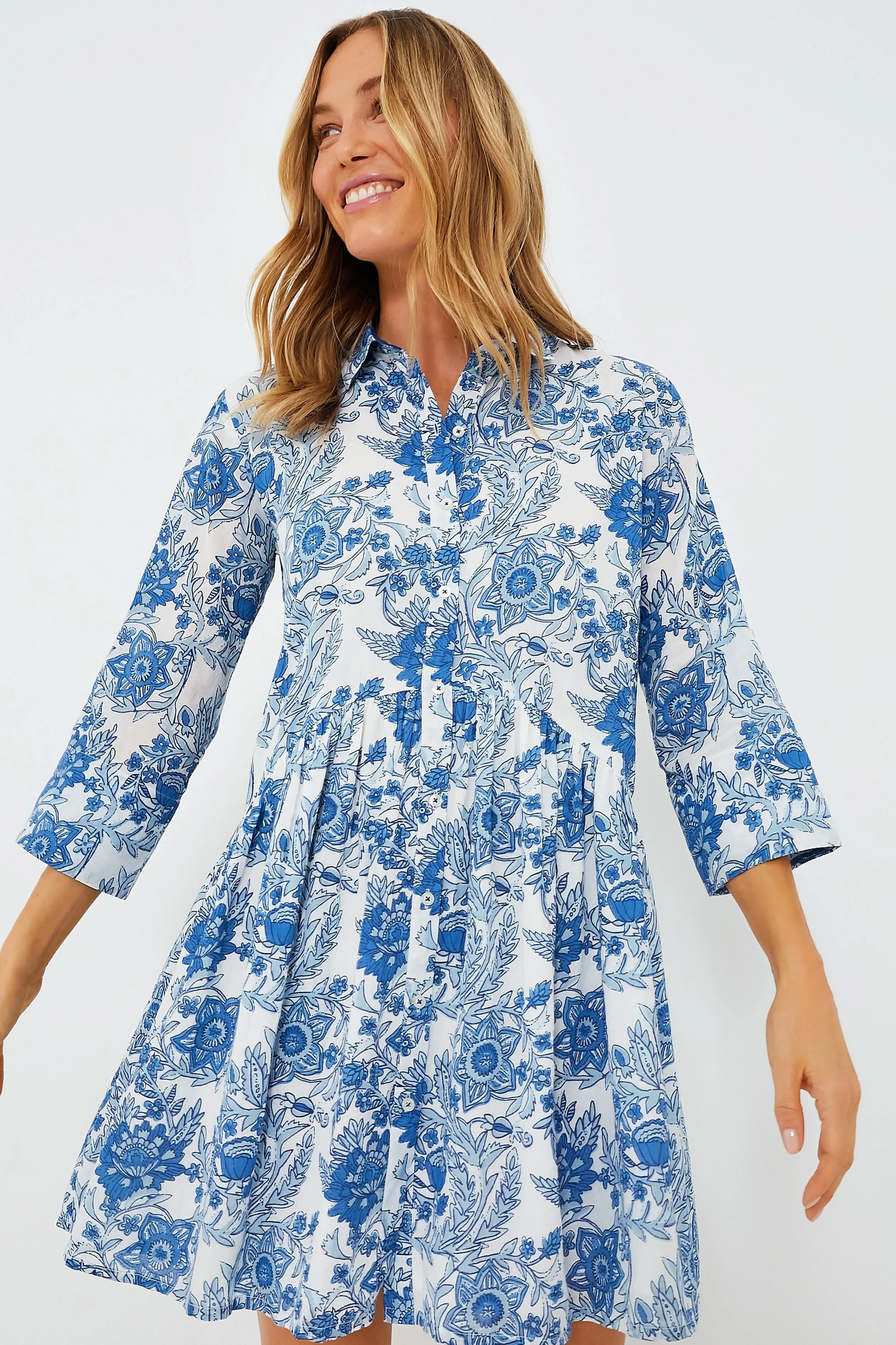 Exclusive Blue Leticia Deauville Mini Dress sold by Tuckernuck product image thumbnail 2