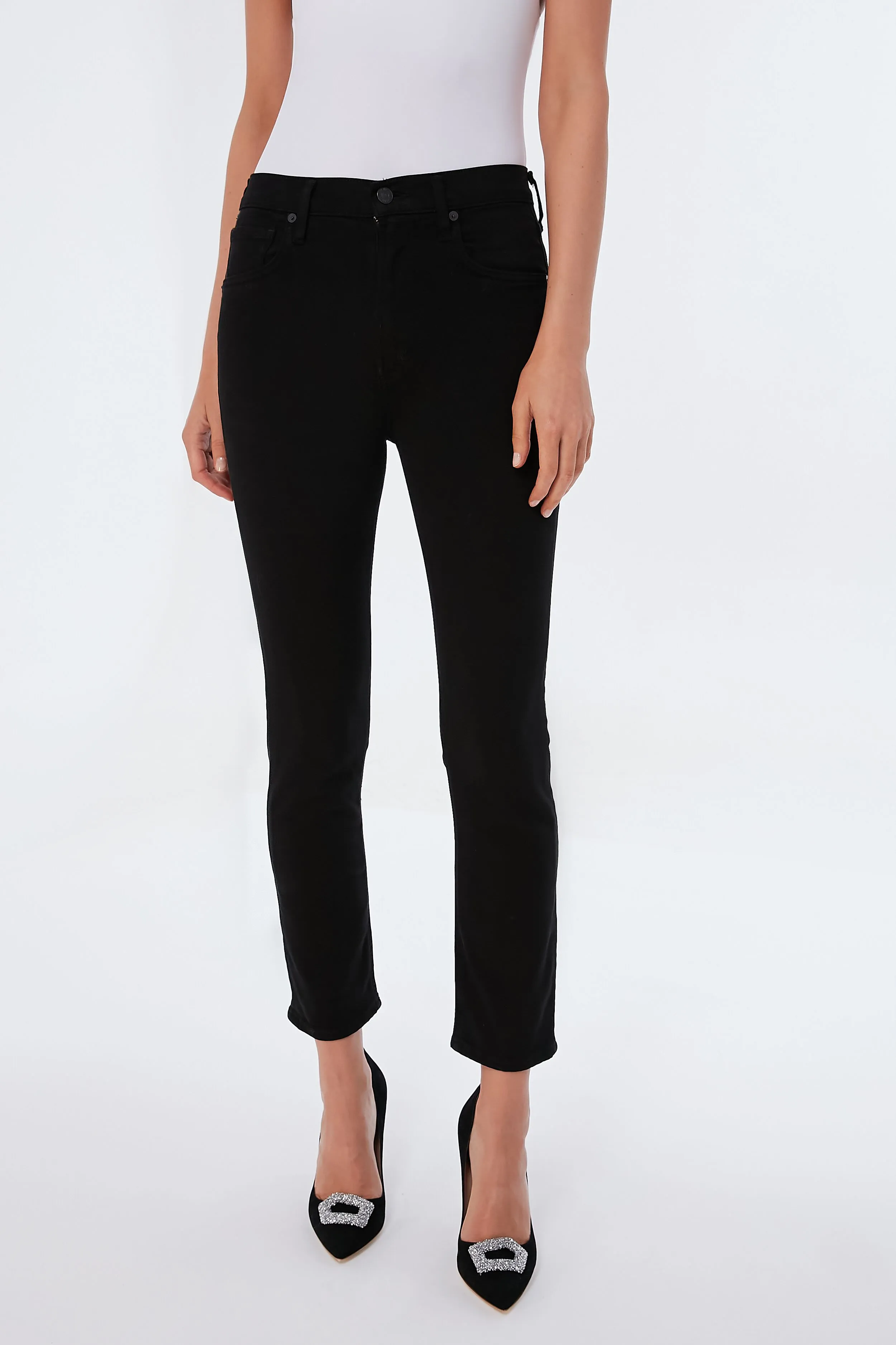 Plush Black Jolene High Rise Vintage Slim sold by Tuckernuck