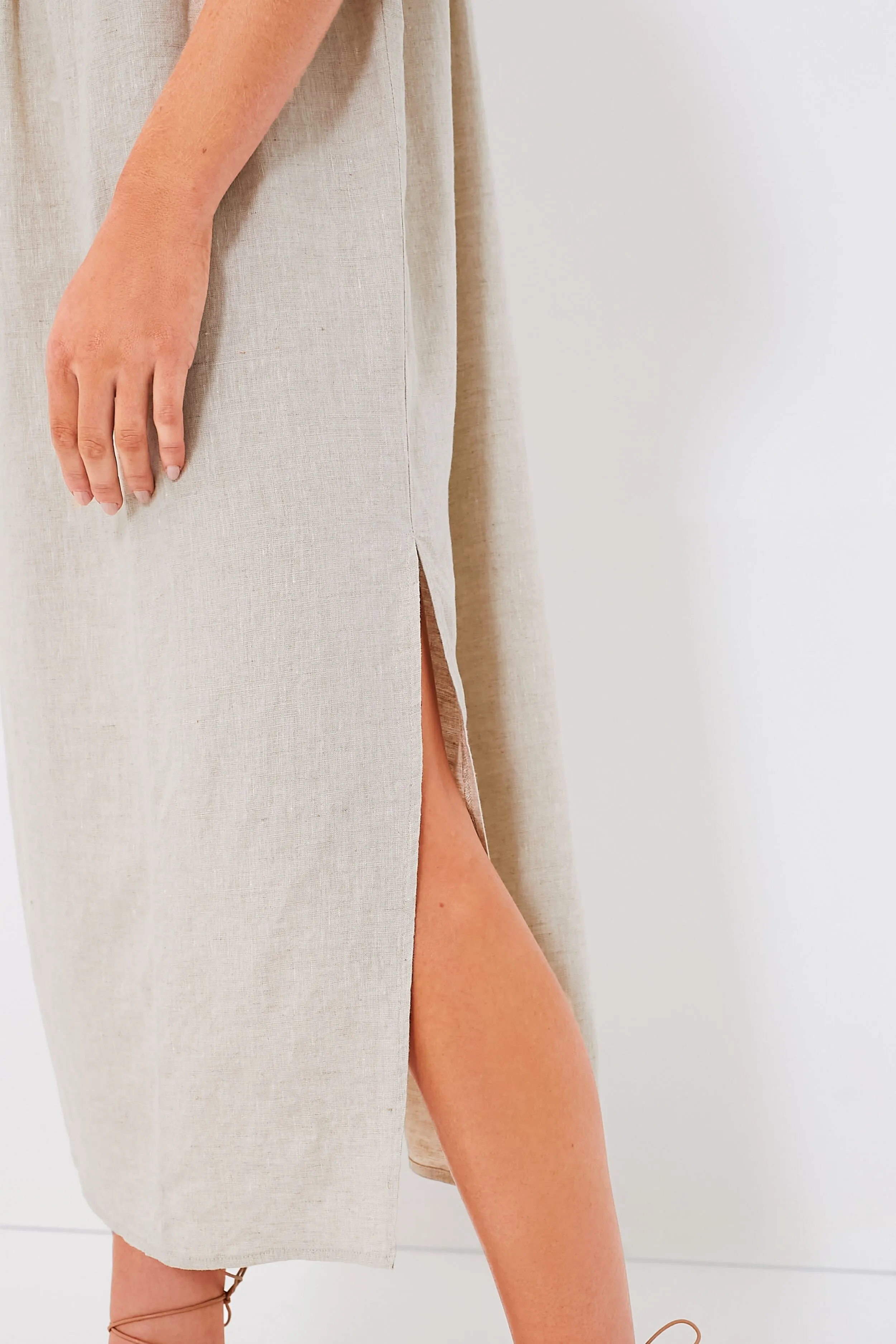 Natural Linen Turlington Caftan sold by Tuckernuck product image thumbnail 5