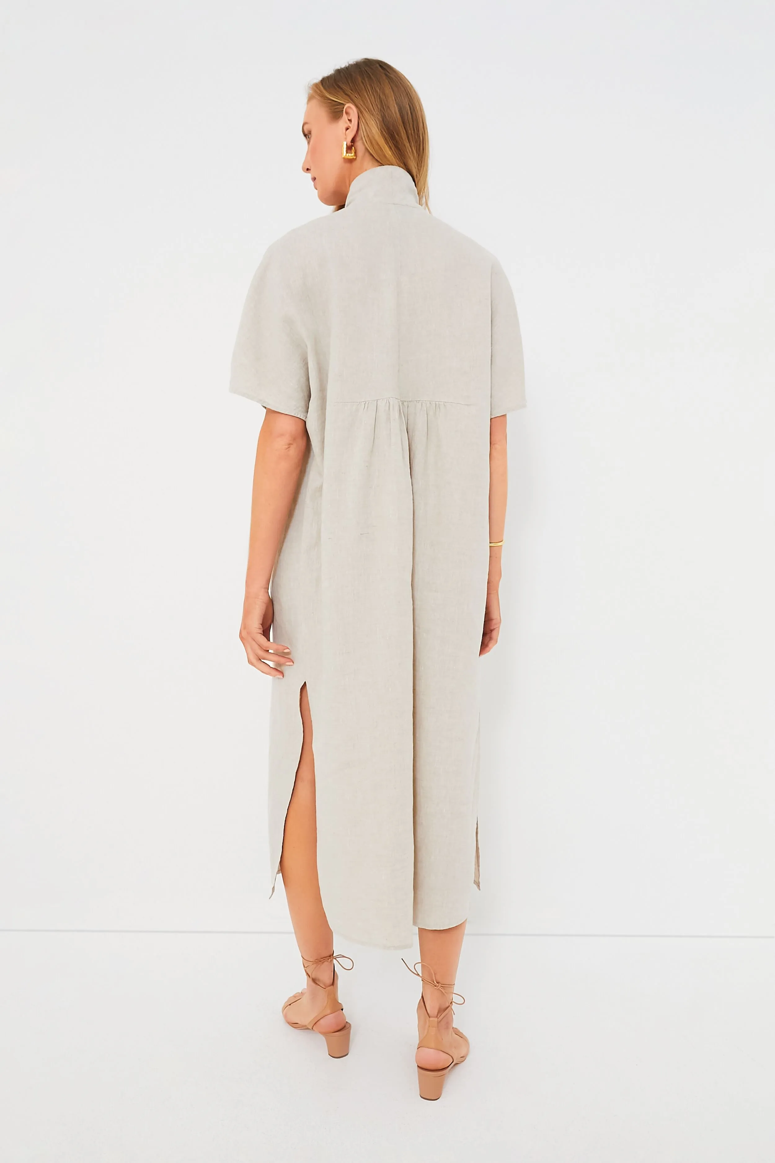 Natural Linen Turlington Caftan sold by Tuckernuck product image thumbnail 3