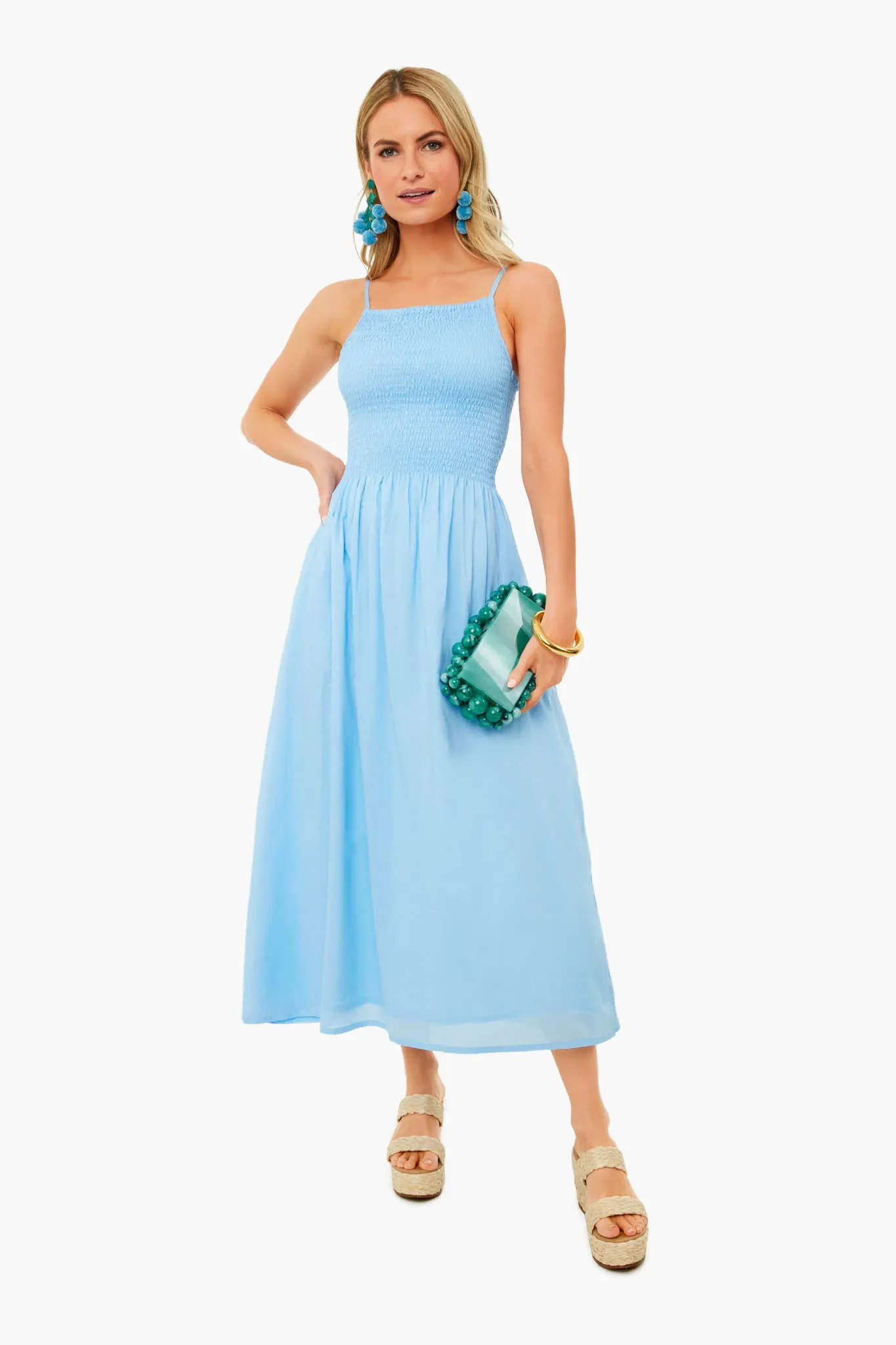 Cornflower Blue Nolie Dress sold by Tuckernuck product image thumbnail 2